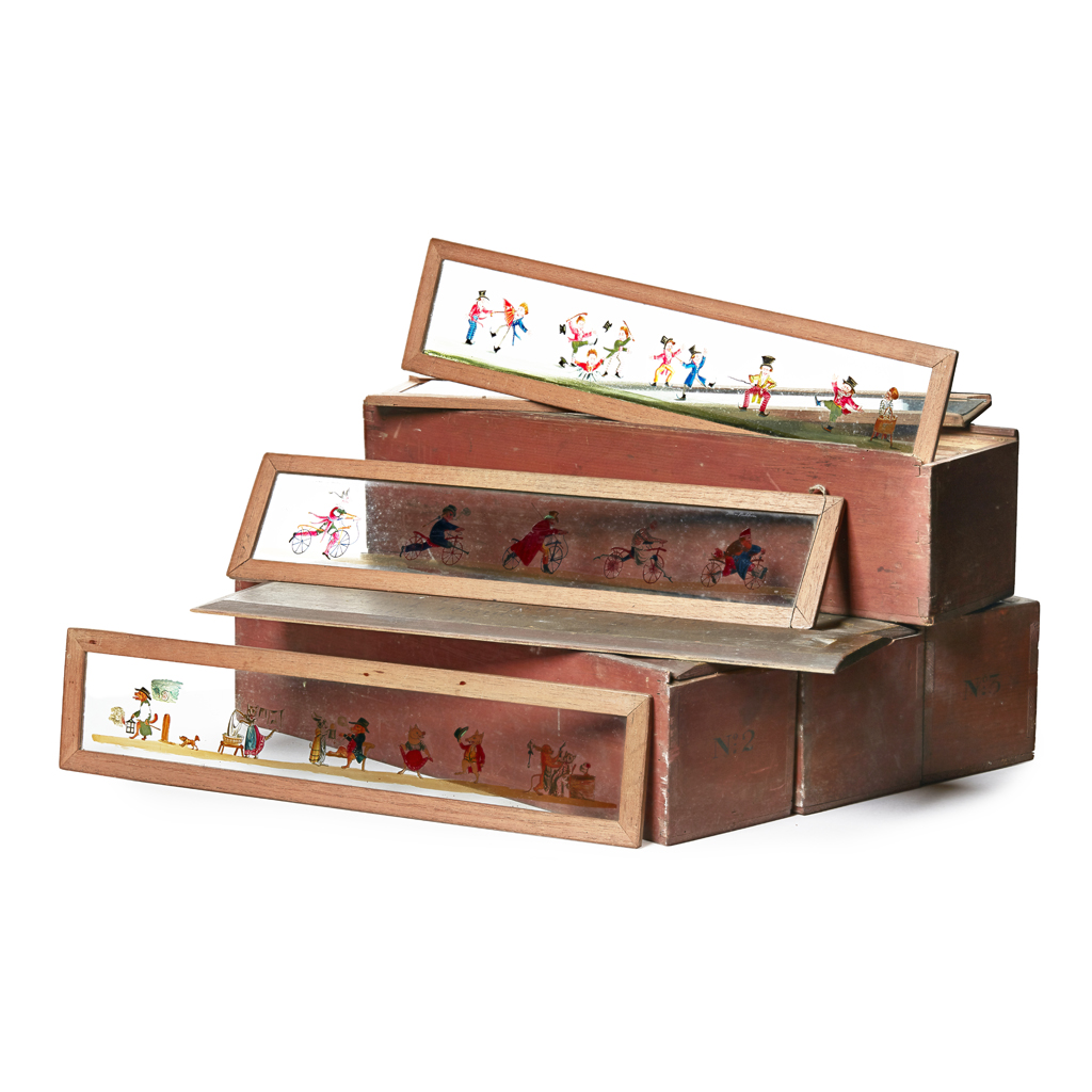 COLLECTION OF MAGIC LANTERN SLIDES