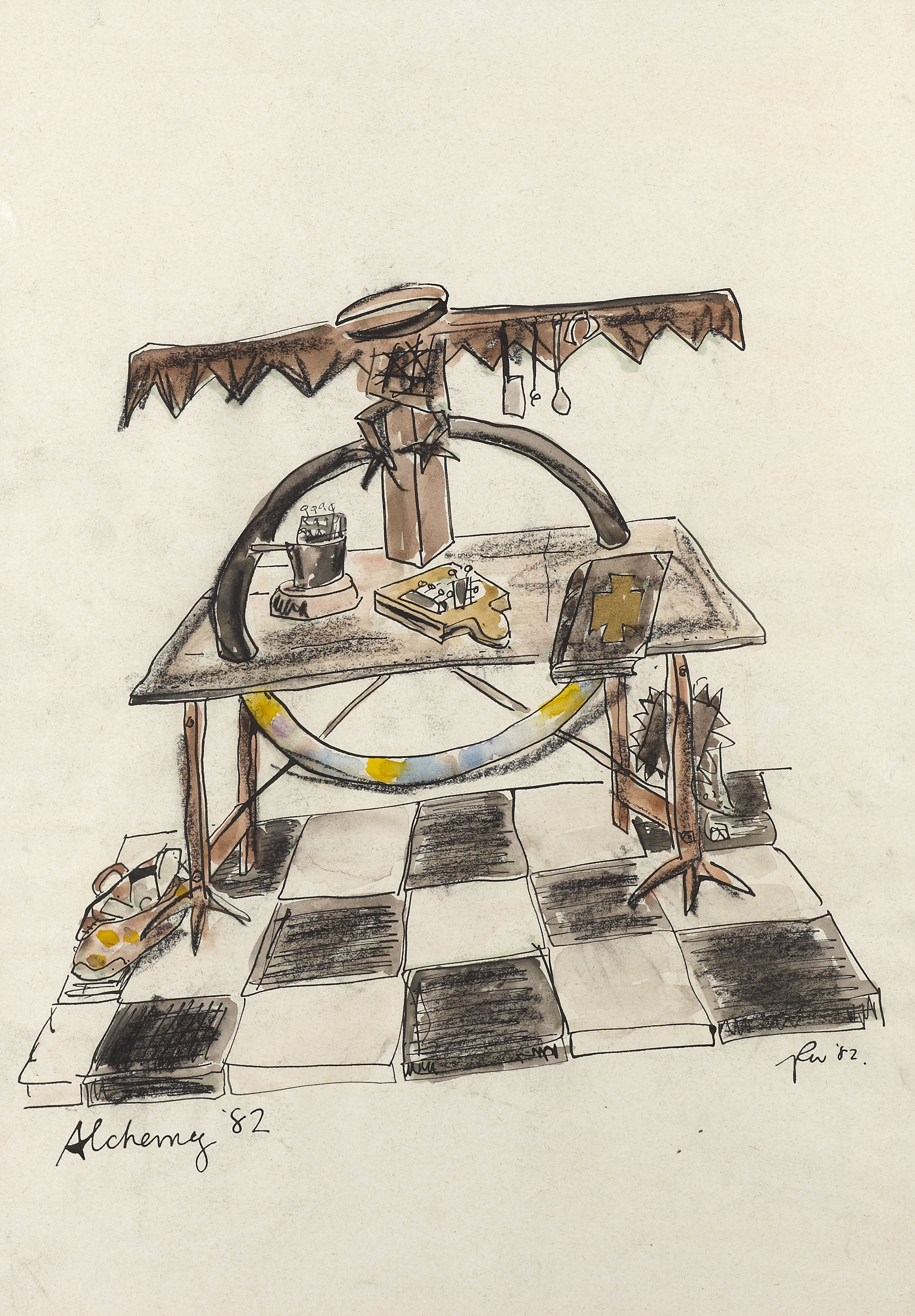 GEORGE WYLLIE M.B.E., R.S.A., R.G.I. (SCOTTISH 1921-2012)