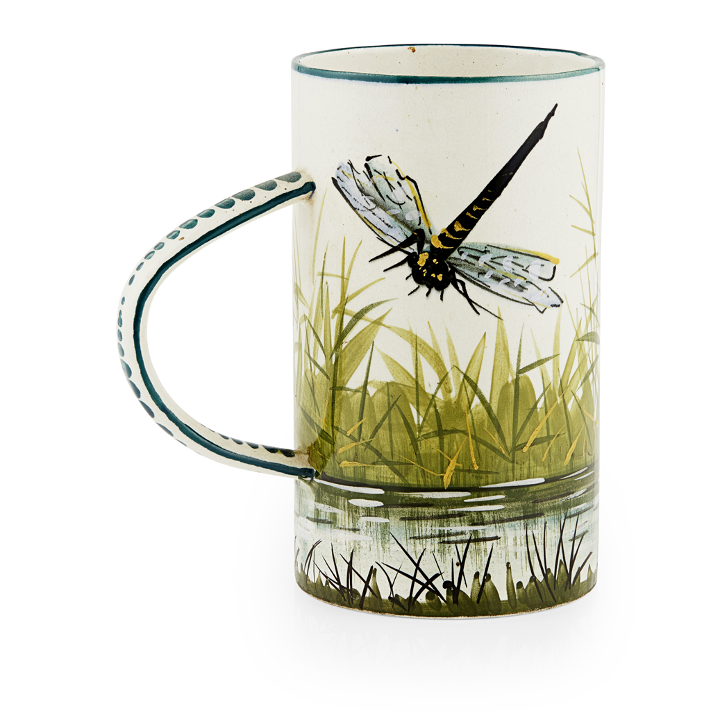 A LARGE WEMYSS WARE MUG