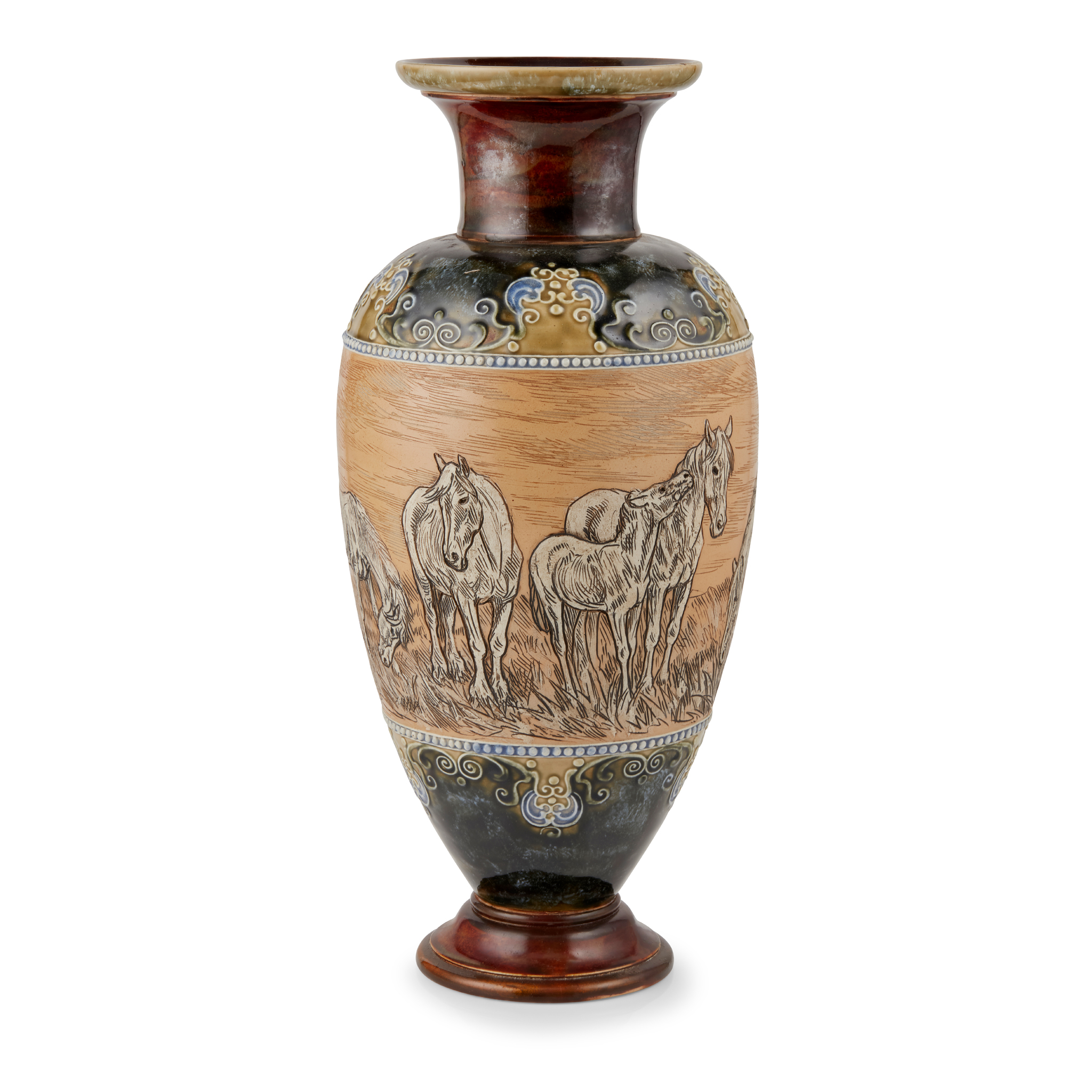 HANNAH BARLOW (1851-1916) FOR DOULTON & CO., LAMBETH