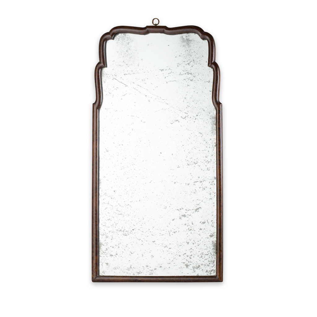 QUEEN ANNE WALNUT MIRROR