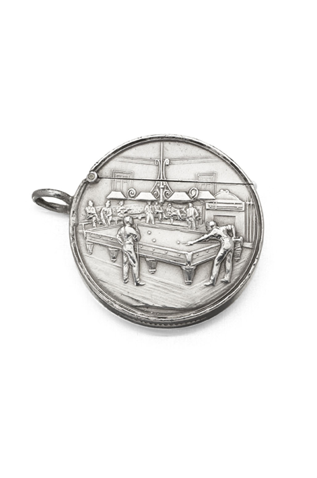 An Edwardian vesta case