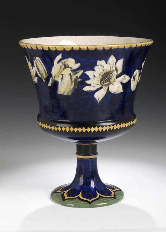 A large Wemyss goblet vase