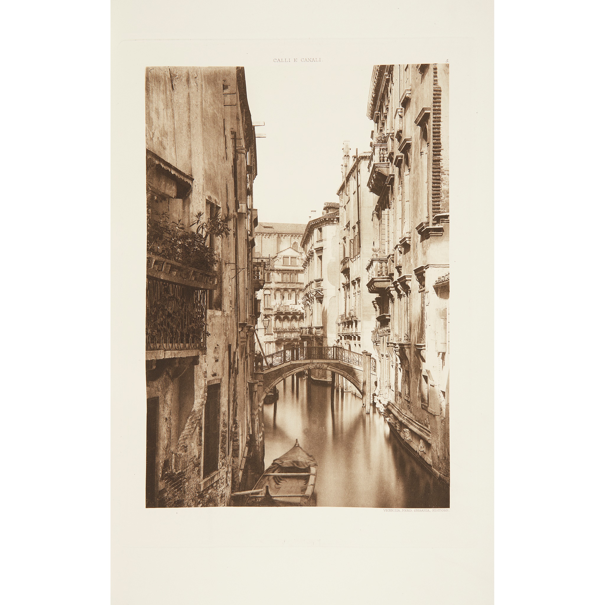 Venice - Ongania, Ferdinand