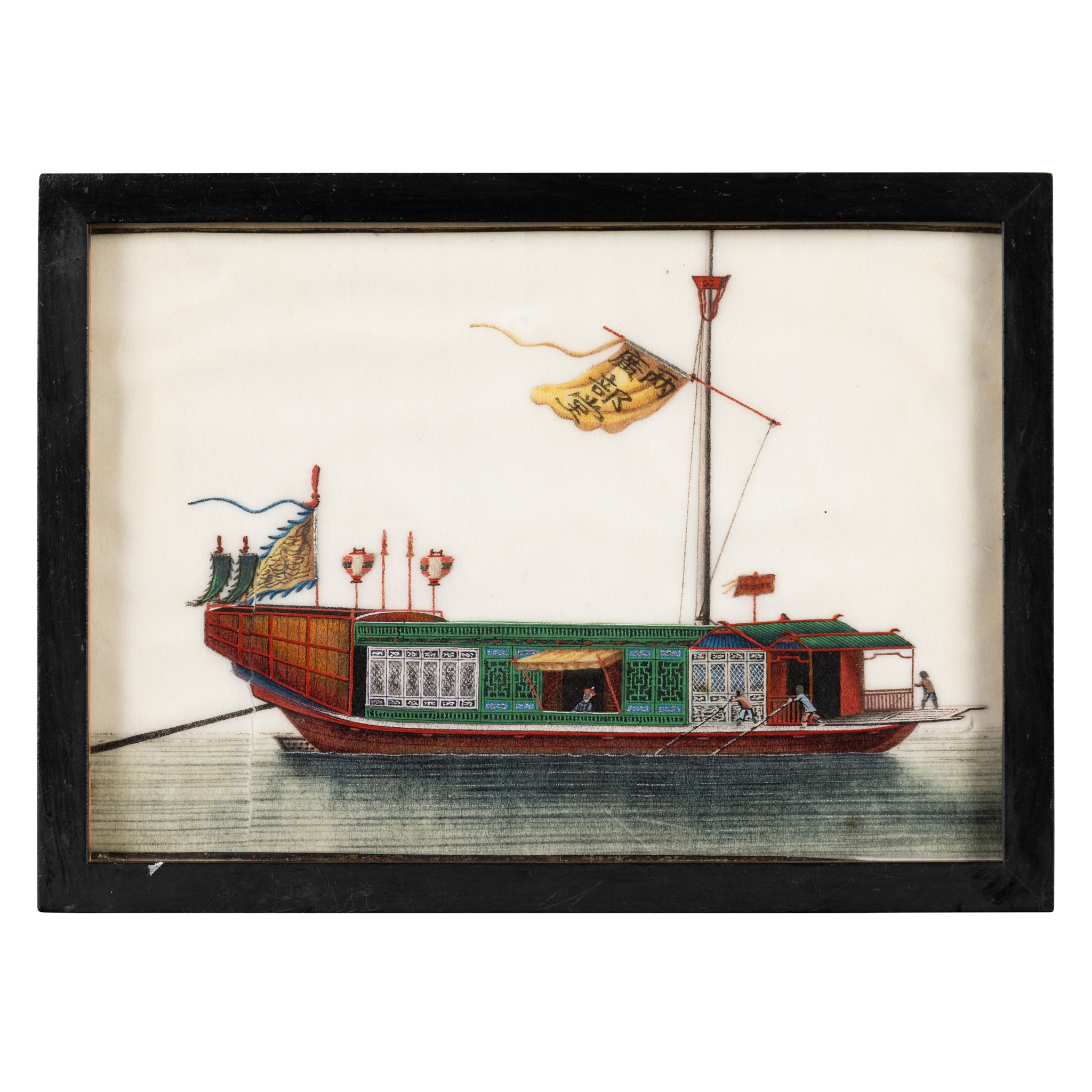 GROUP OF THIRTEEN 'JUNK' PITH PAINTINGS