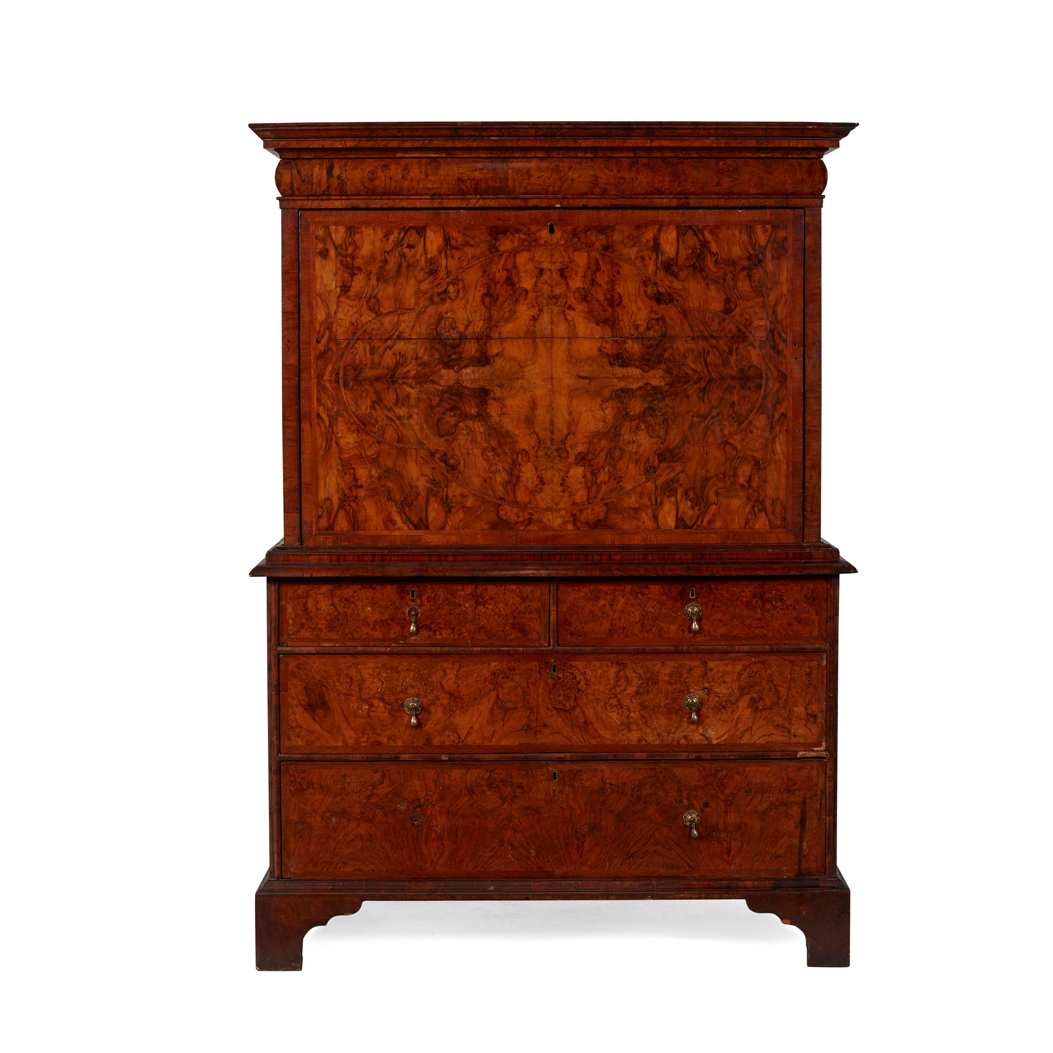 GEORGE I WALNUT ESCRITOIRE