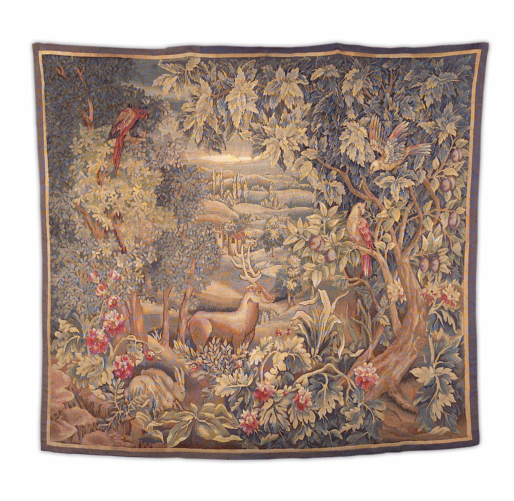 A Flemish verdure tapestry