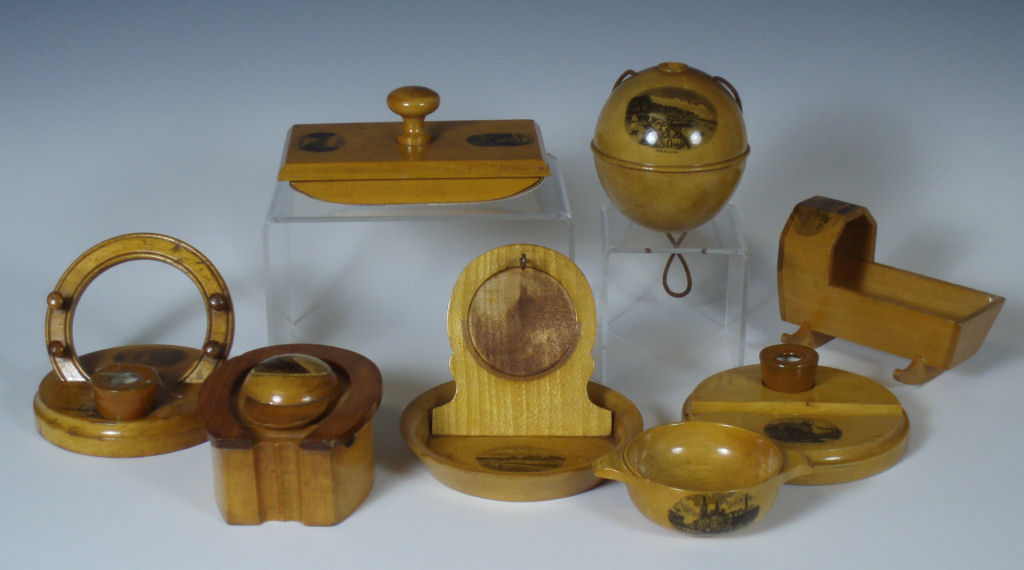 A group of 19th century mauchlineware