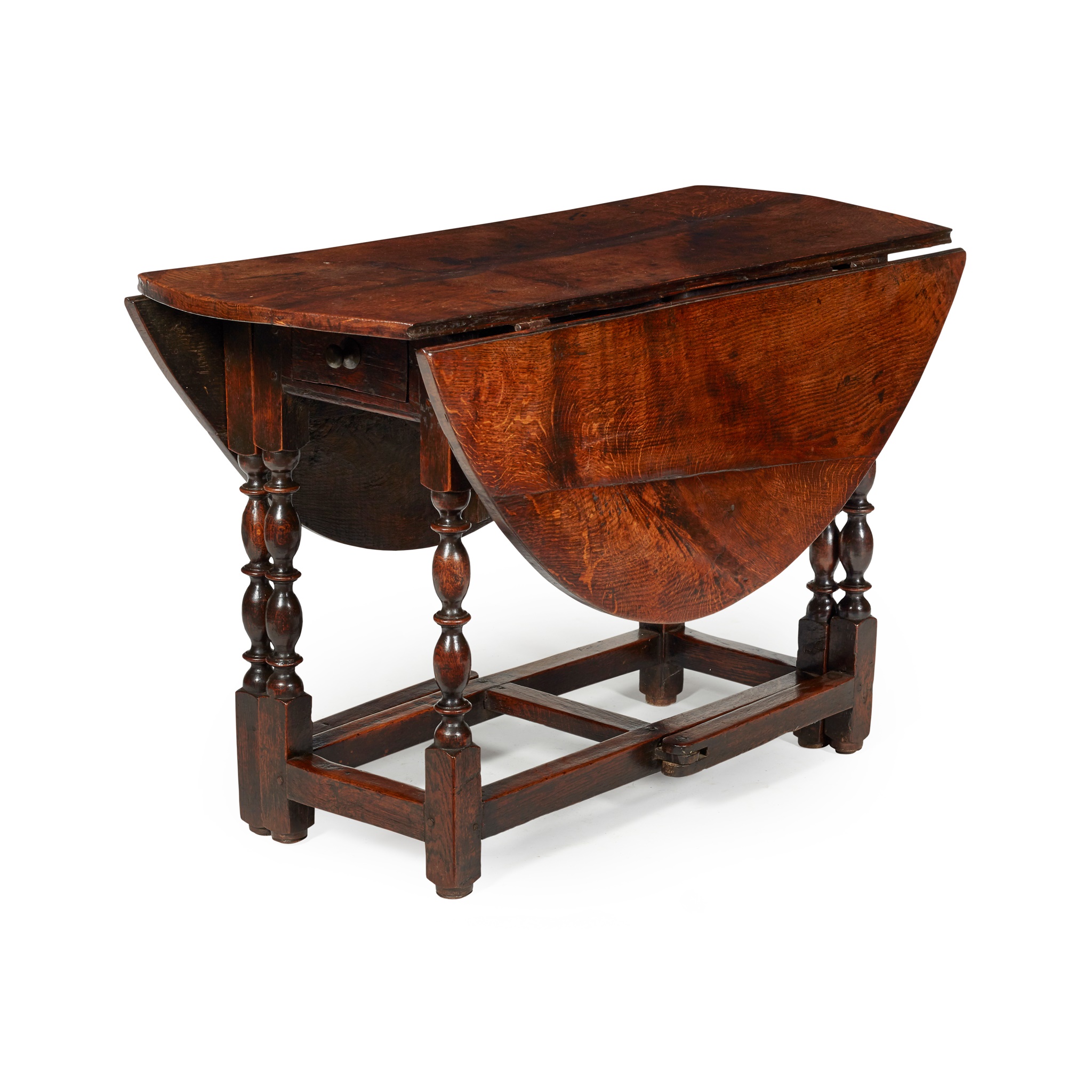 WILLIAM AND MARY OAK GATELEG TABLE