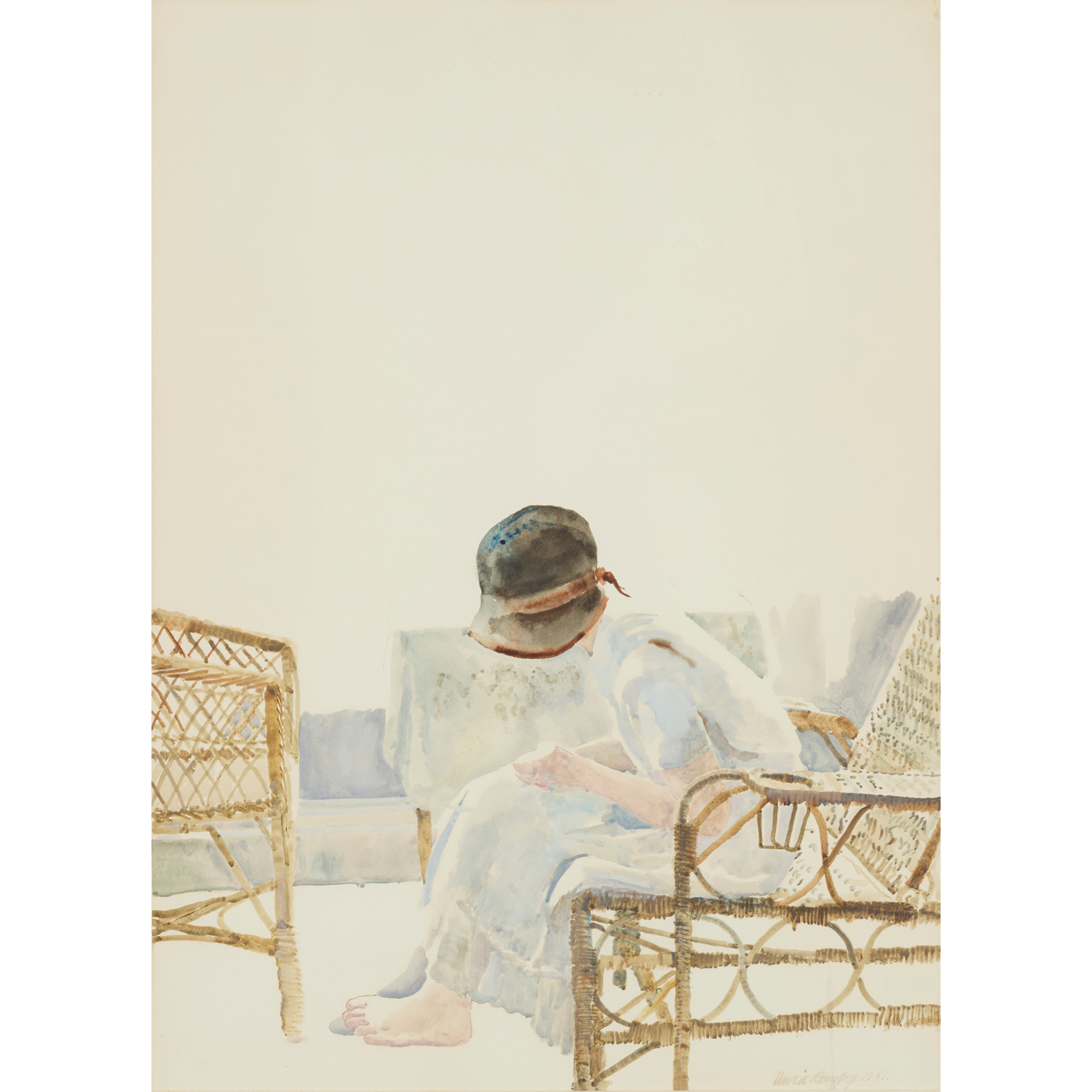 DAVID REMFRY M.B.E, R.A., R.W.S. (BRITISH 1942-)