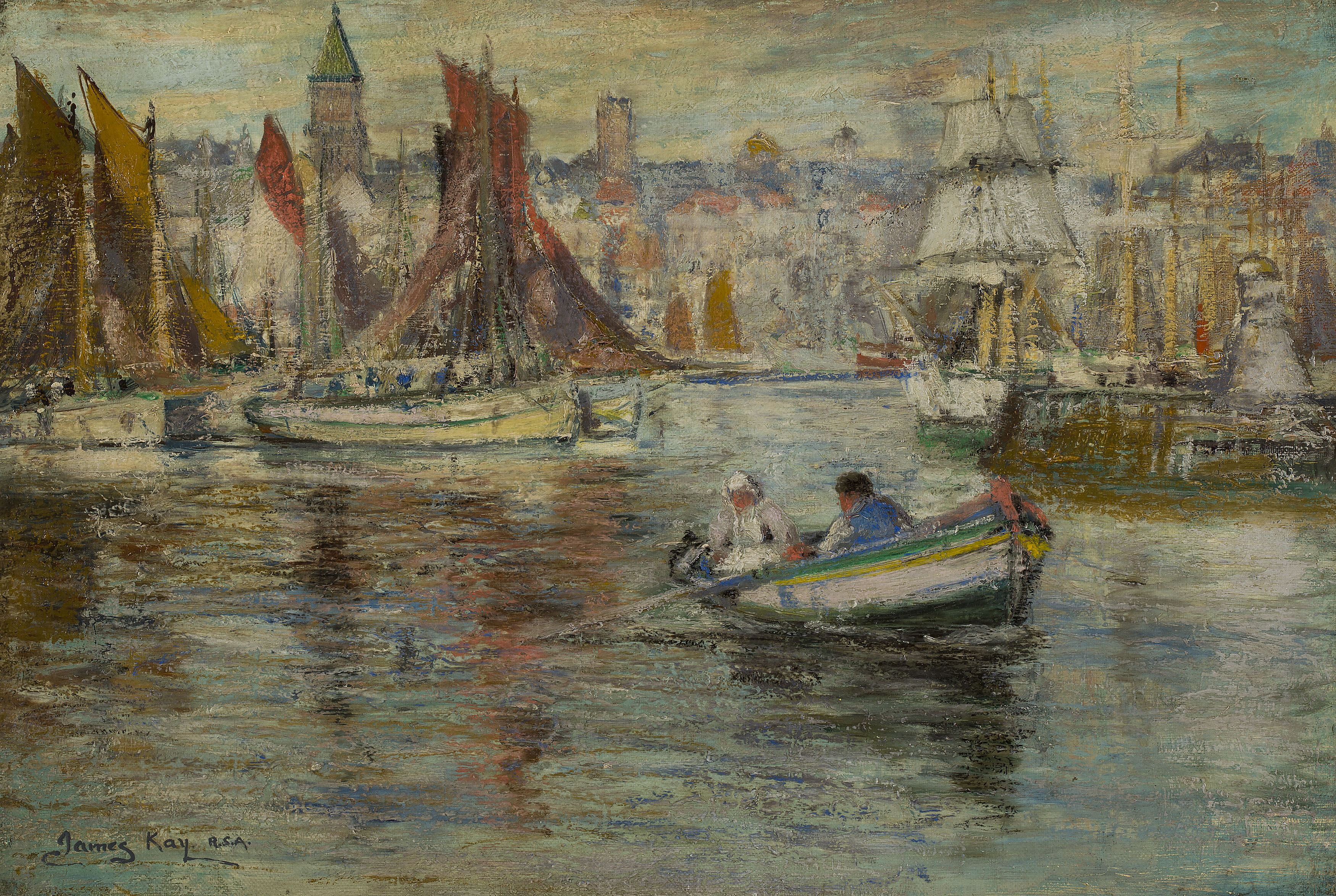 JAMES KAY R.S.A., R.S.W. (SCOTTISH 1858-1942)