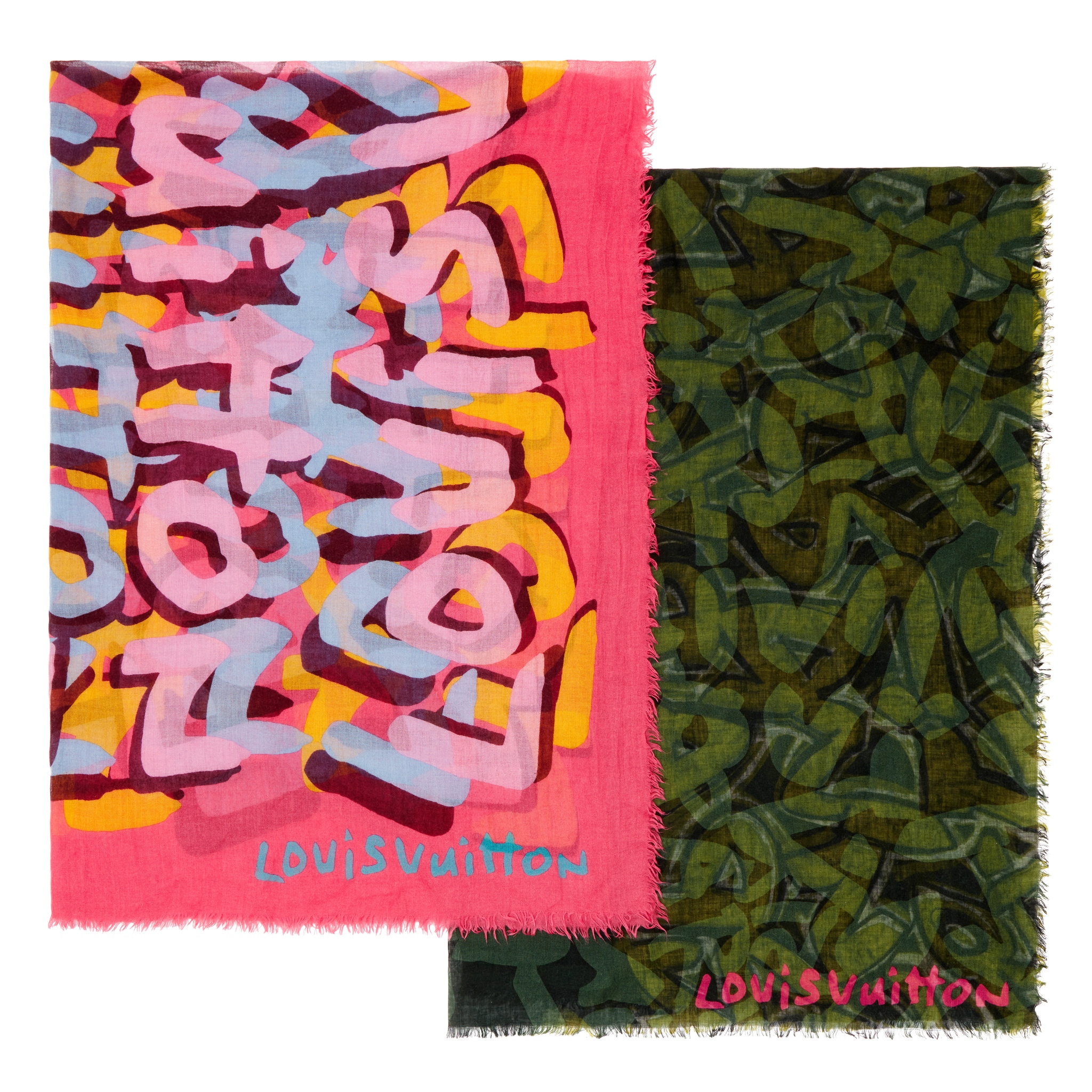 Louis Vuitton: Two scarves