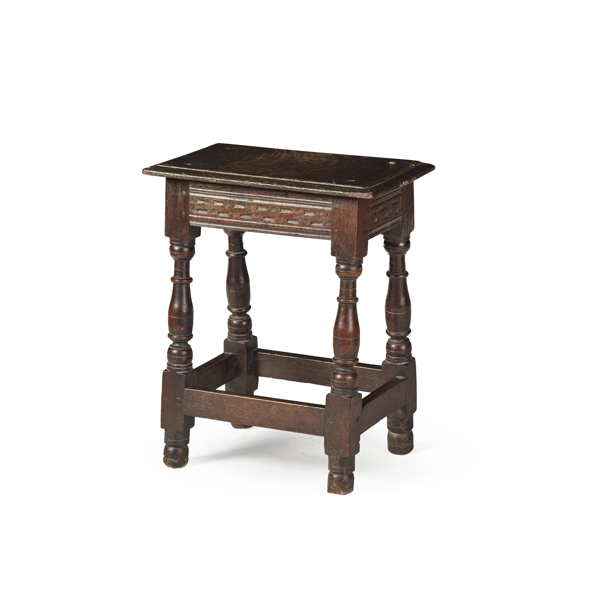 CHARLES I OAK JOINT STOOL