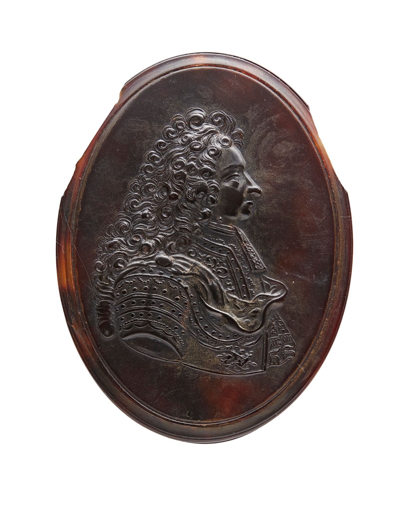 CONTINENTAL PRESSED TORTOISESHELL SNUFF BOX