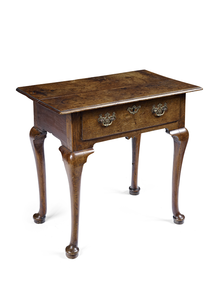 GEORGE III OAK SIDE TABLE