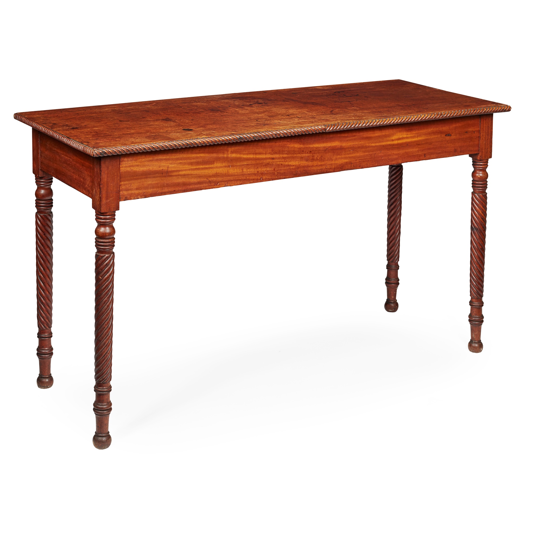 LATE SCOTTISH REGENCY MAHOGANY SIDE TABLE