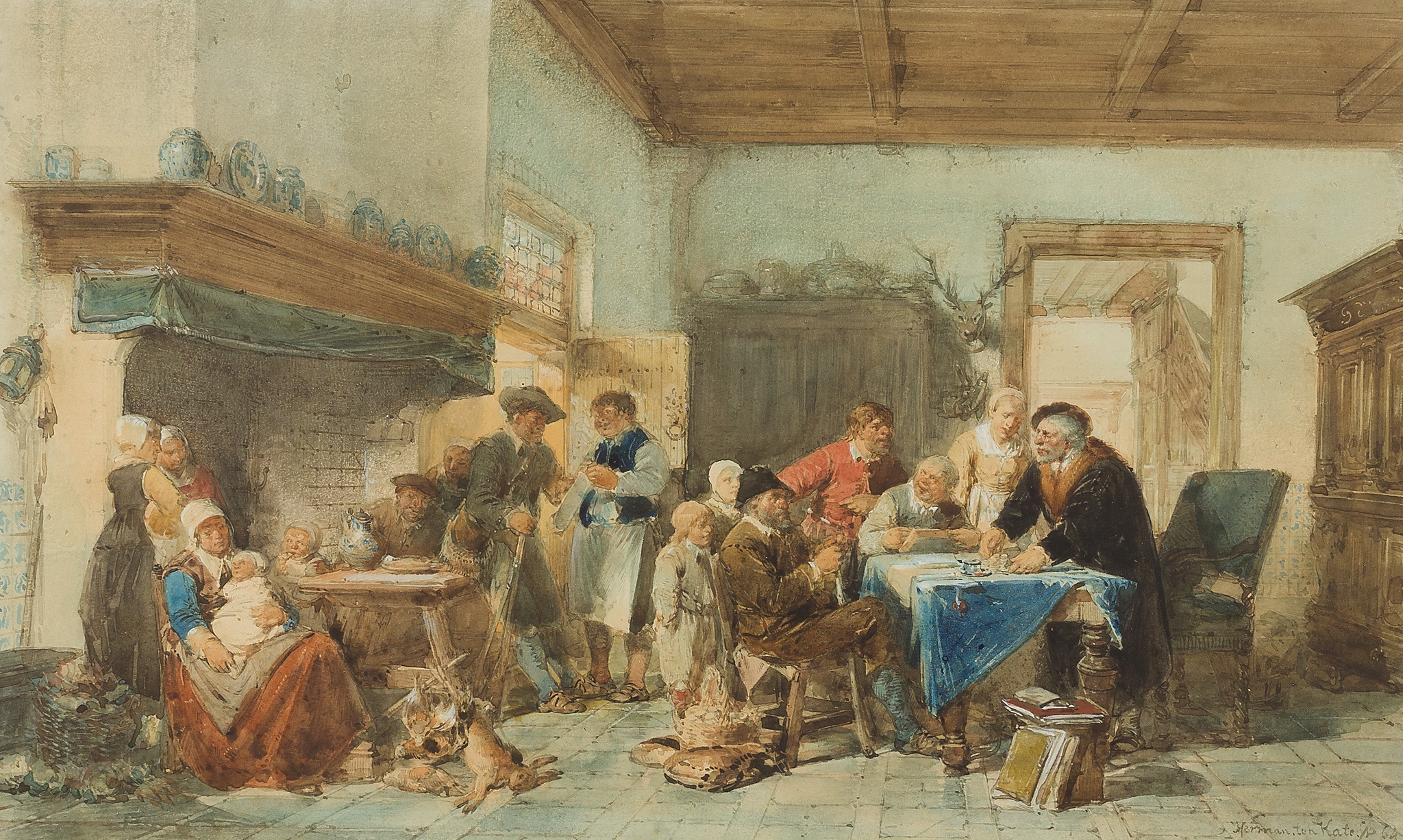 HERMAN FREDERICK CAREL TEN KATE (DUTCH 1822-1891)