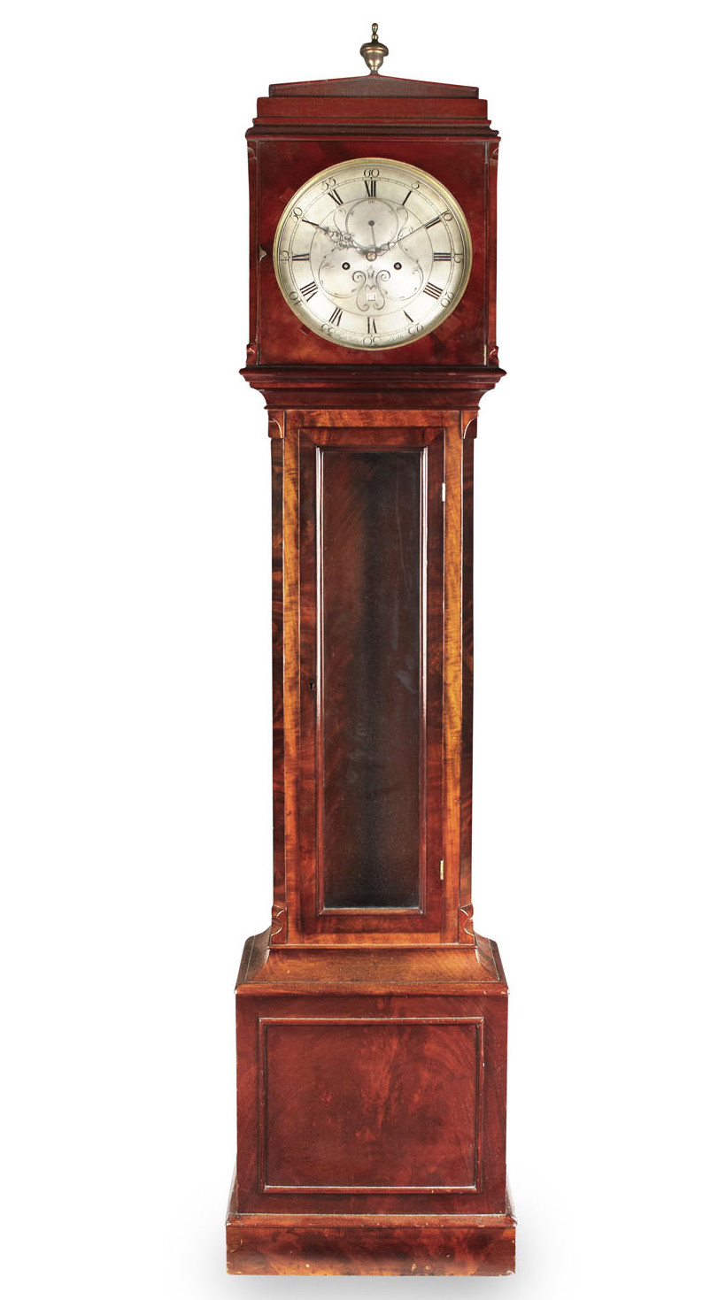 SCOTTISH GEORGE IV MAHOGANY LONGCASE CLOCK