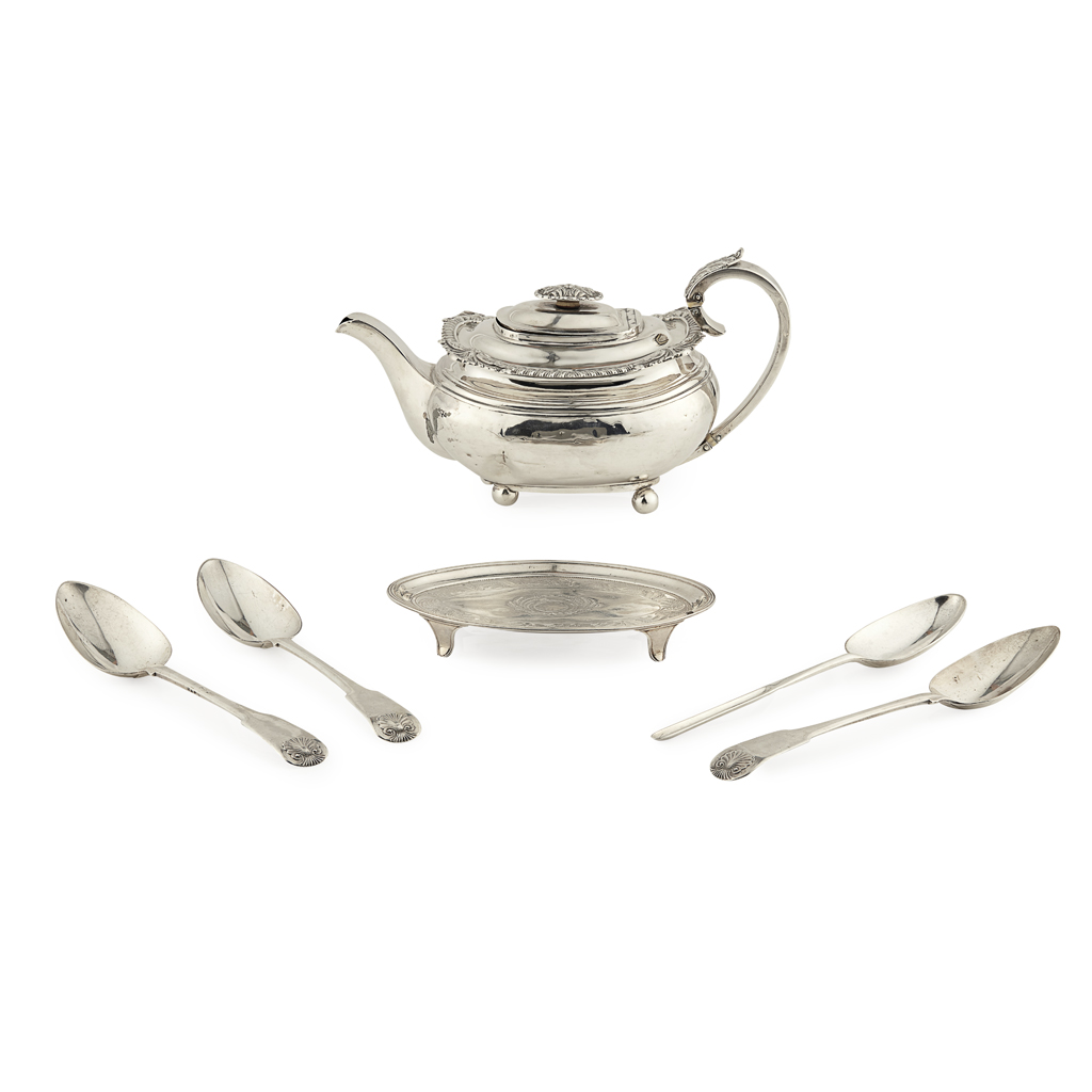 A George II marrow scoop/spoon