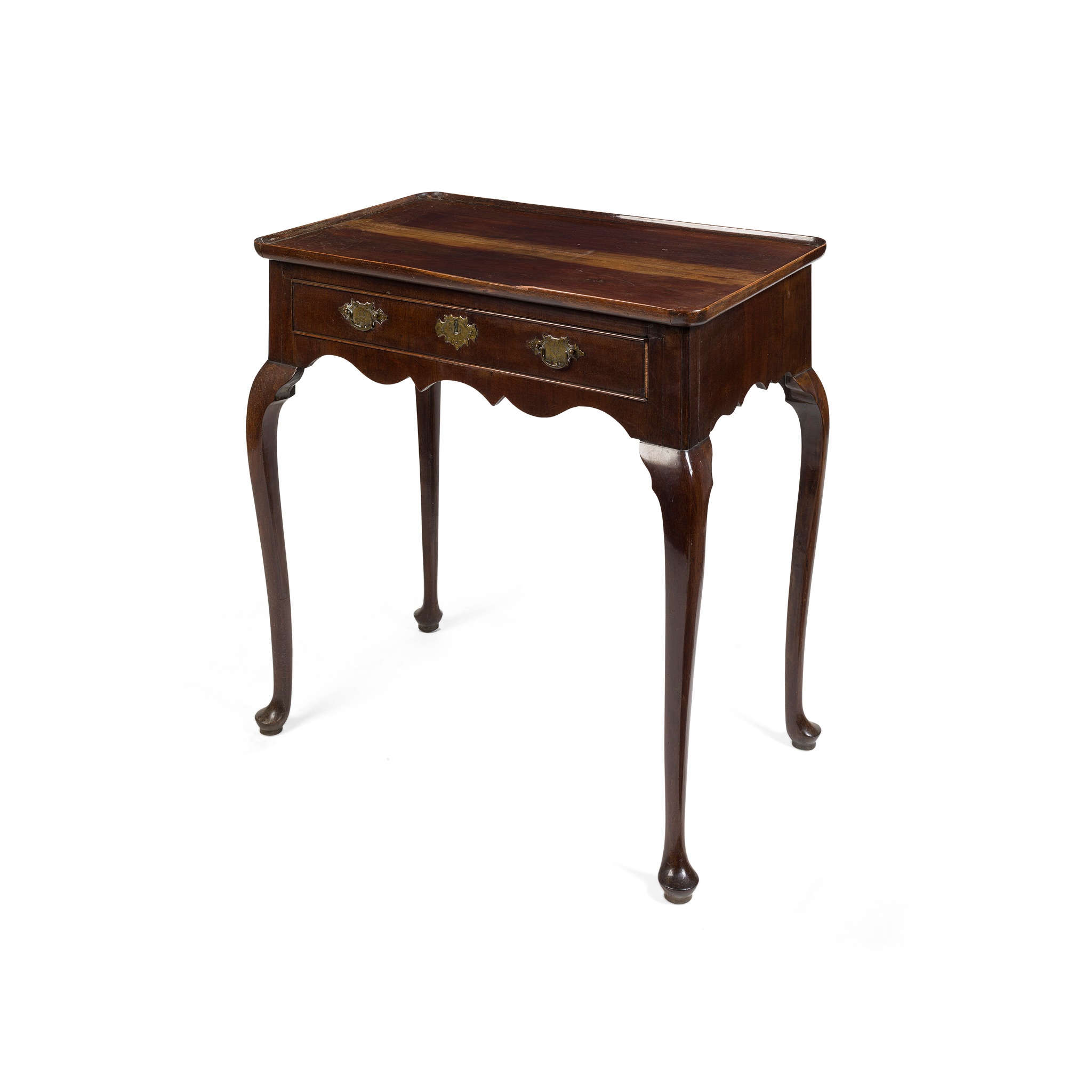 GEORGE II MAHOGANY SILVER TABLE
