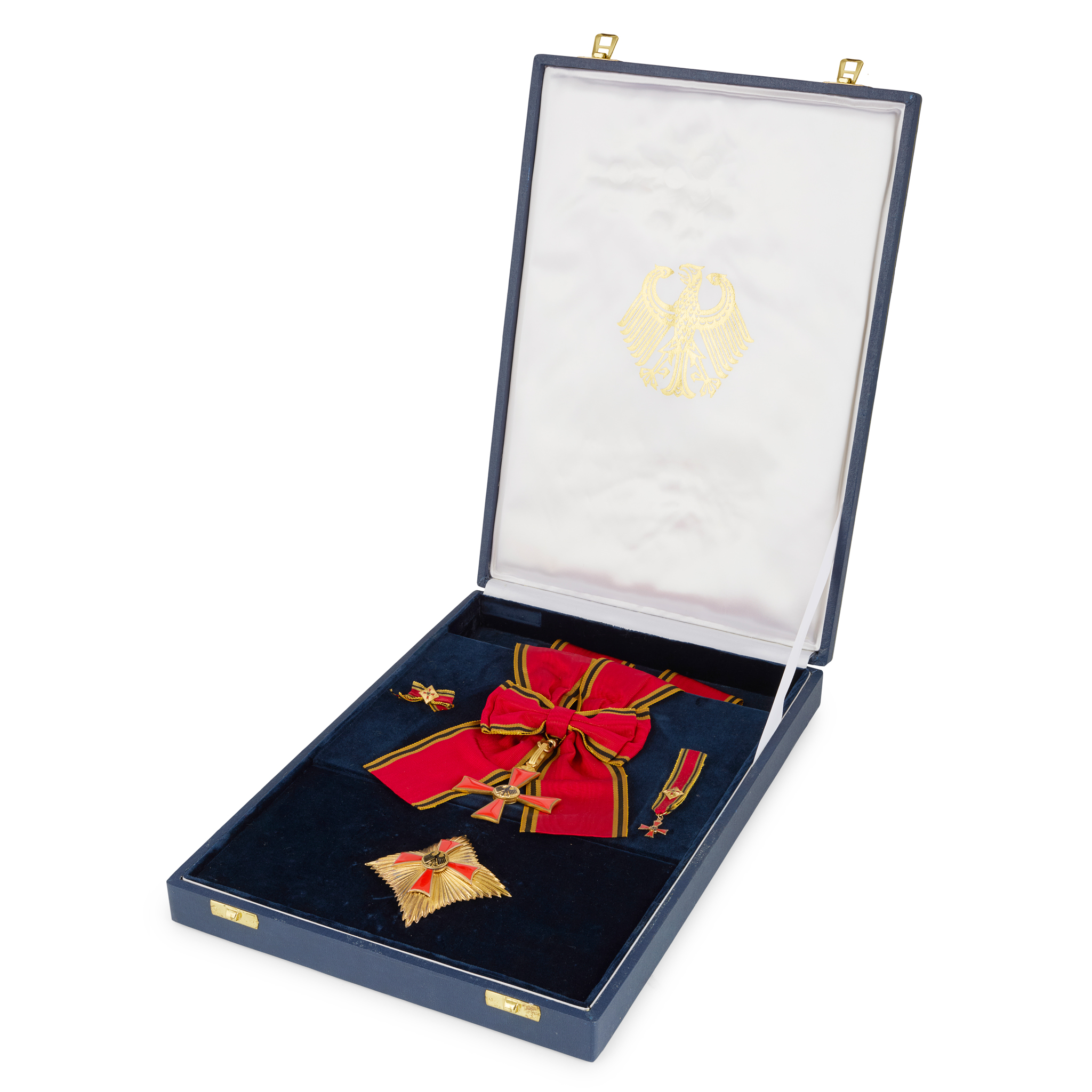 GERMANY – A CASED ORDER FEDERAL REPUBLIC OF GERMANY, GREAT CROSS OF MERIT WITH STAR