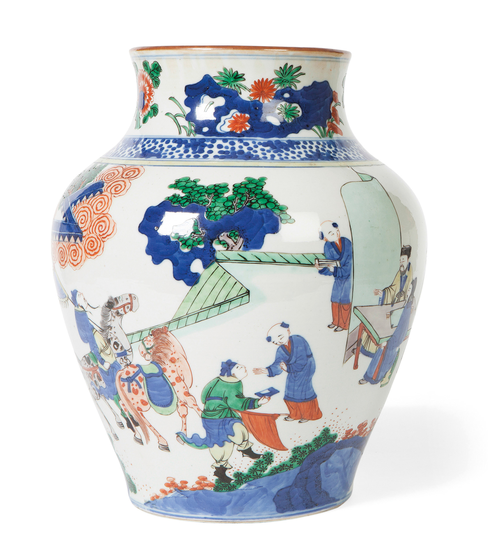 A WOUCAI VASE