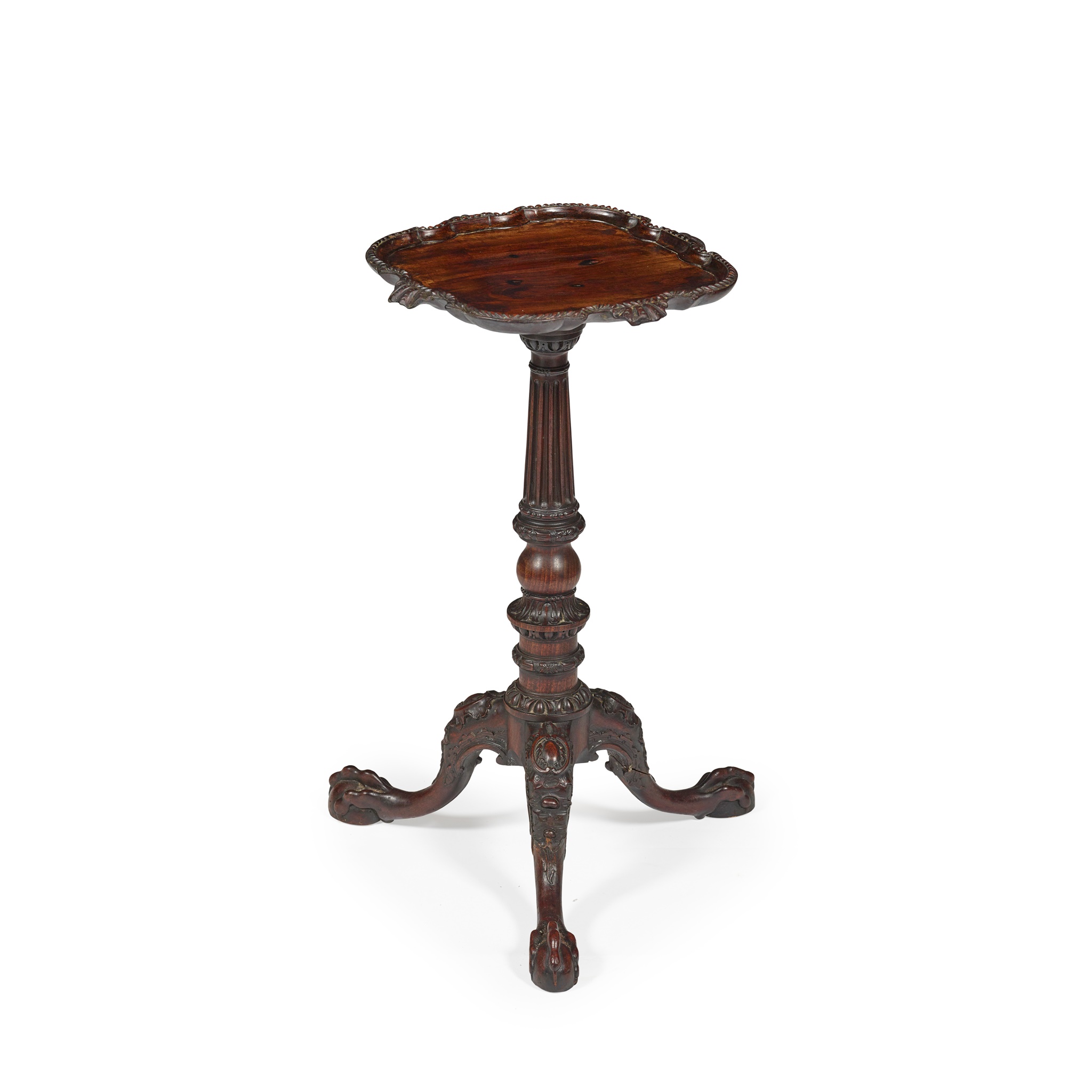 GEORGE II MAHOGANY WINE TABLE