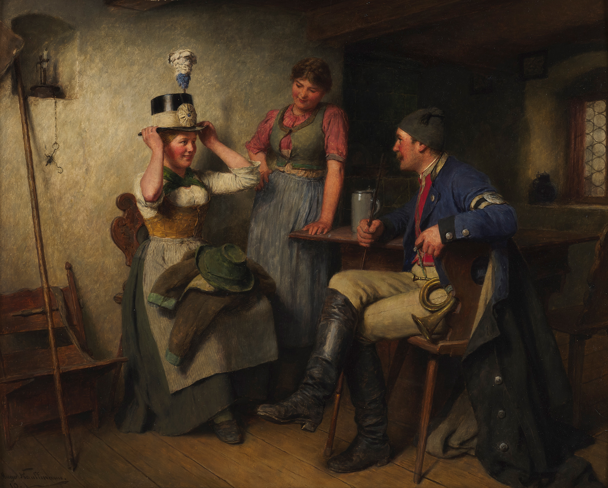 HUGO WILHELM KAUFFMAN (GERMAN 1844-1915)