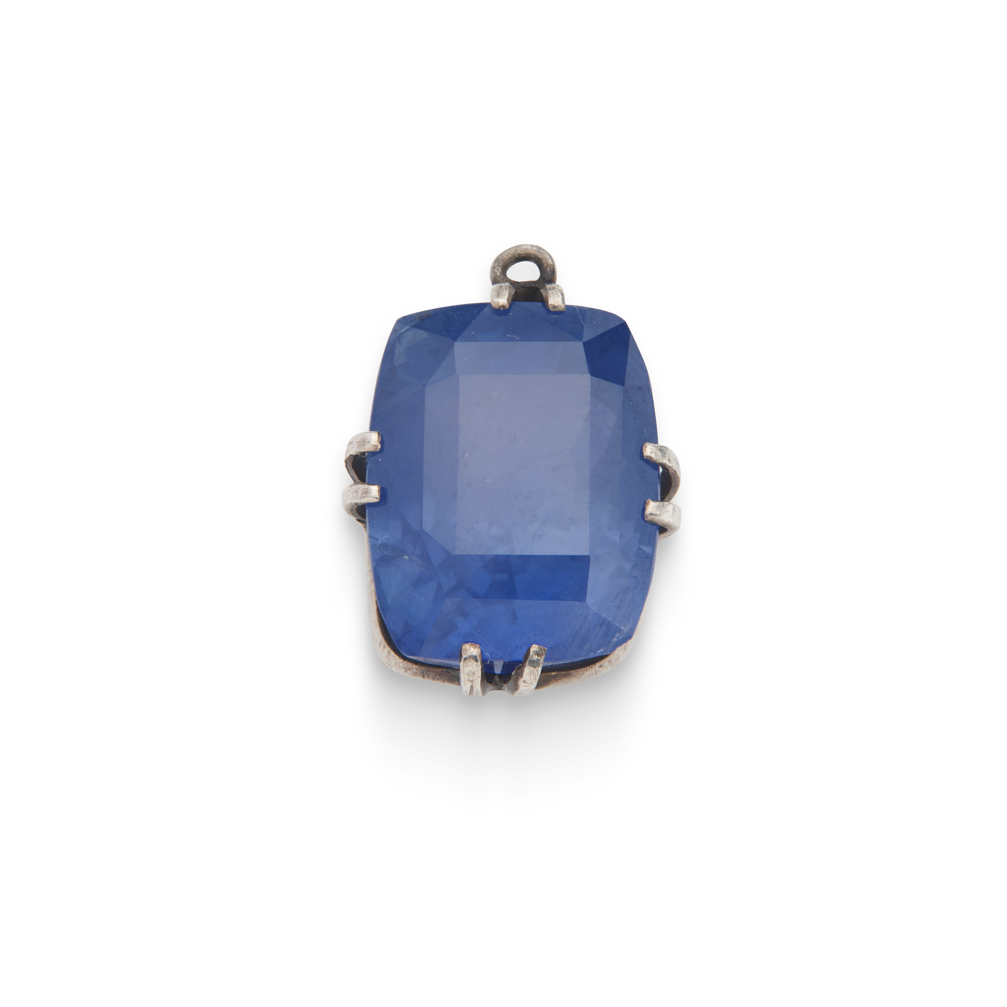 A sapphire pendant