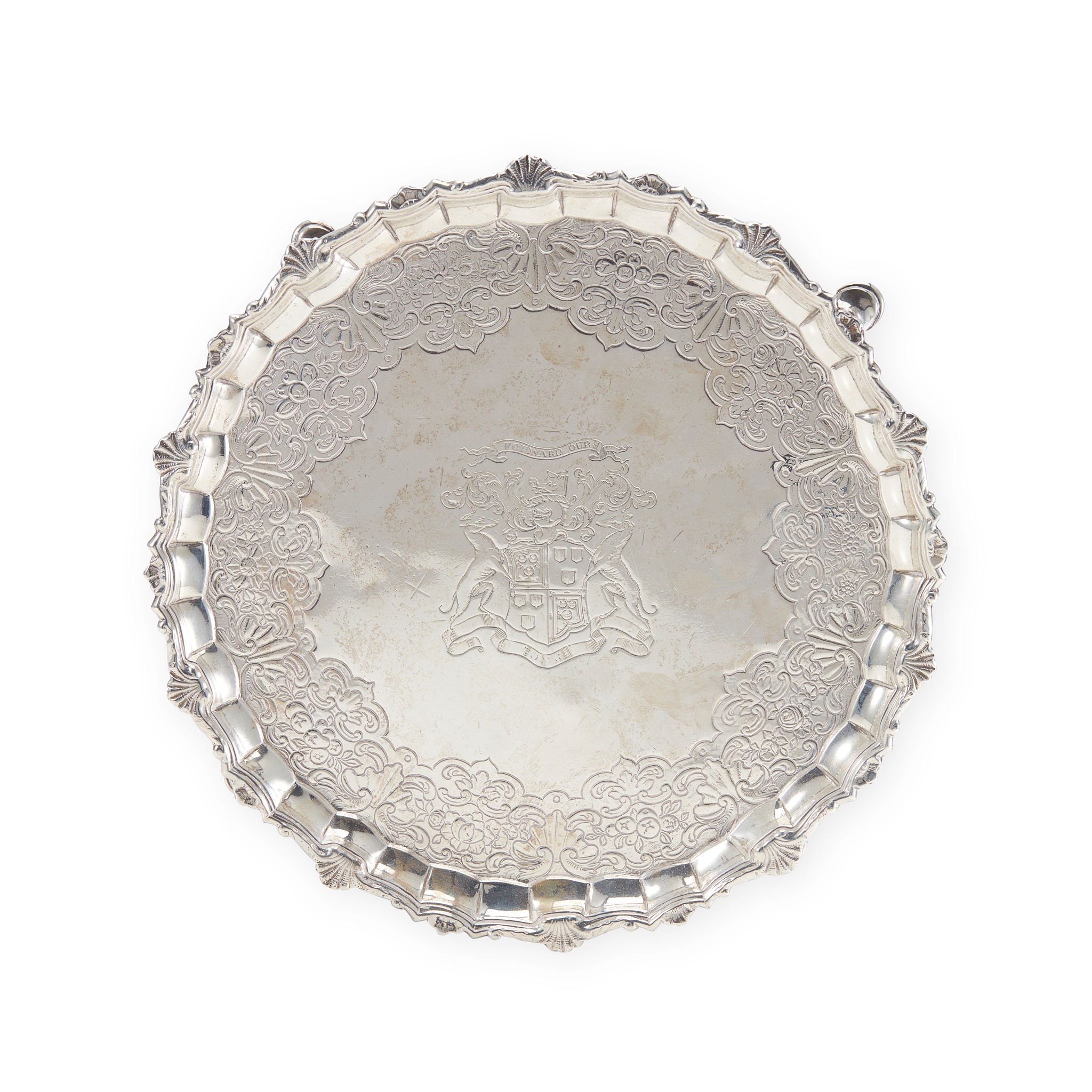 A GEORGE II SALVER
