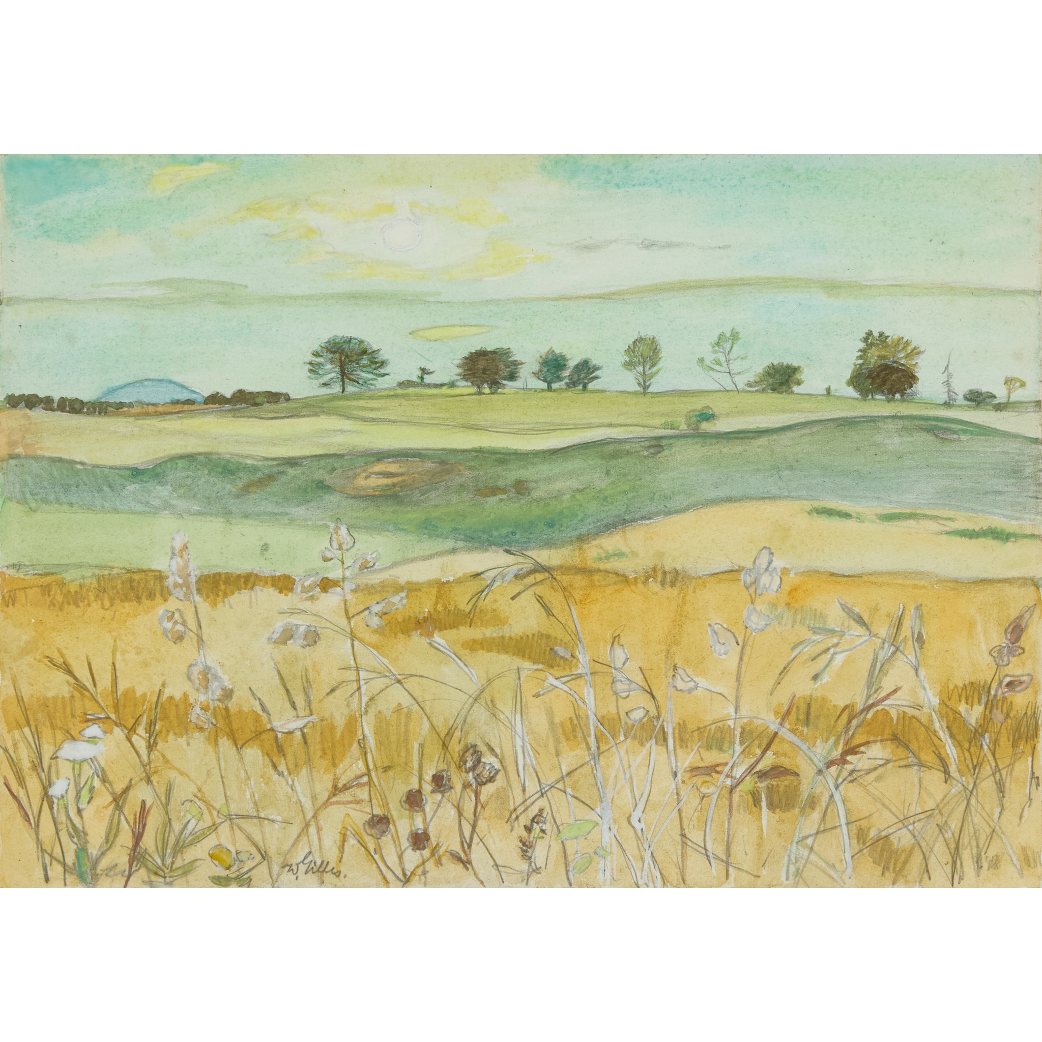 SIR WILLIAM GEORGE GILLIES C.B.E., L.L.D., R.S.A., P.P.R.S.W., R.A. (SCOTTISH 1898-1973)