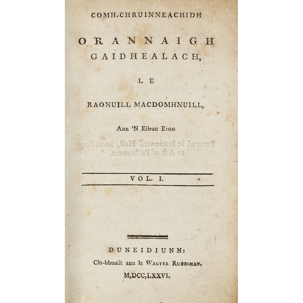 MacDonald, Ronald, of the Isle of Eigg