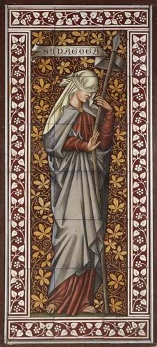 A pair of mid 19th century French tile panels,