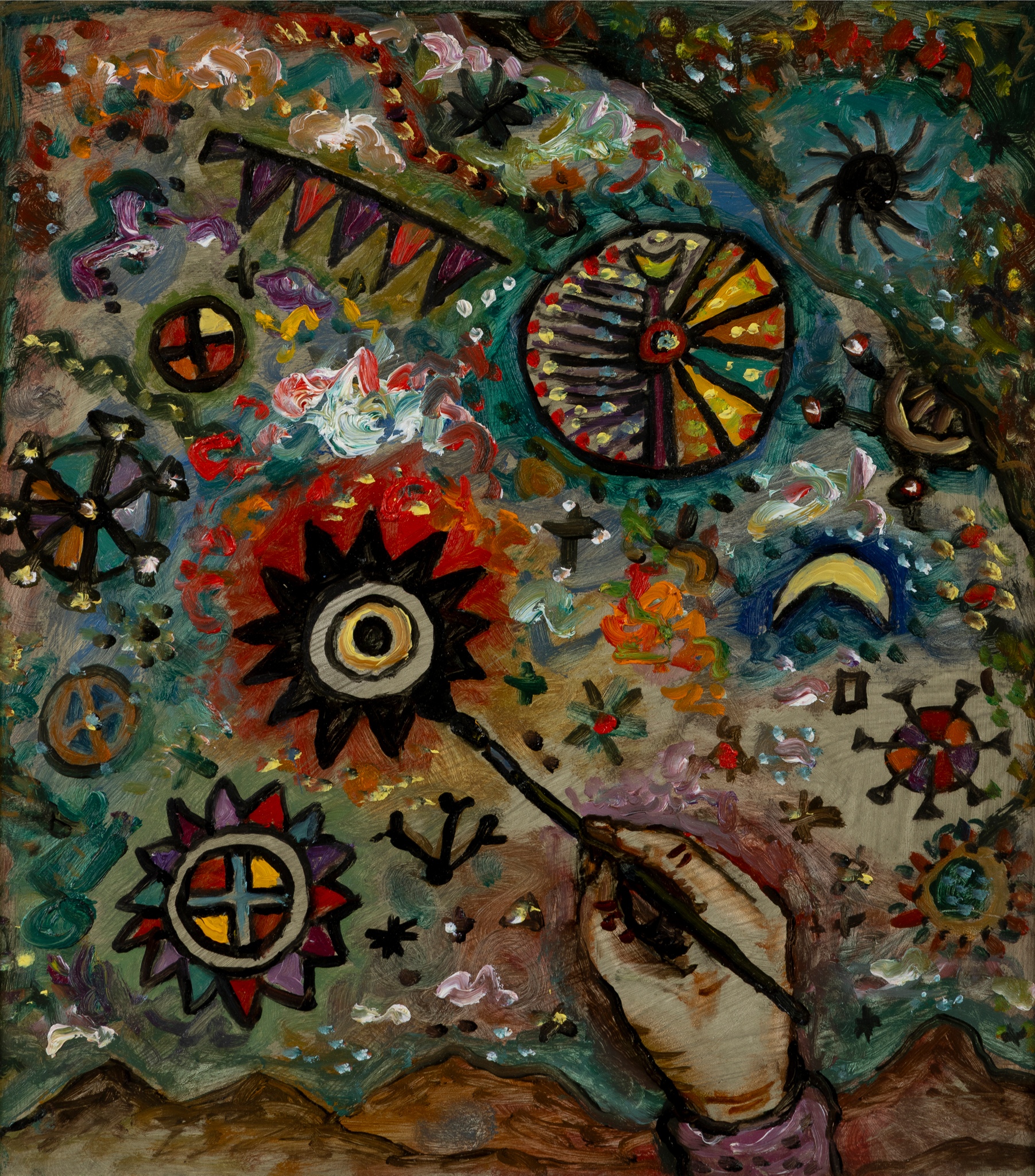 ALAN DAVIE C.B.E., R.A. (BRITISH 1920-2014)