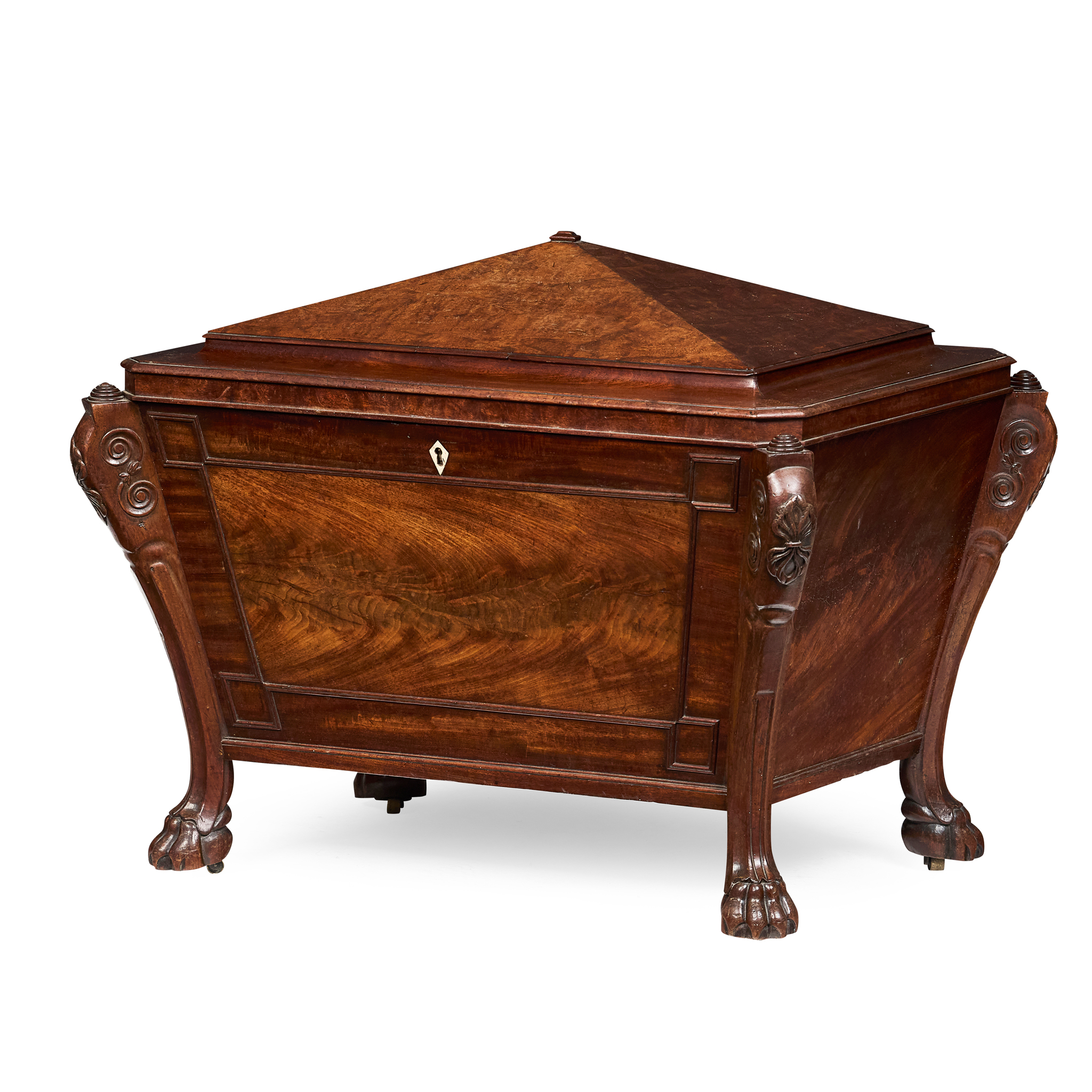 REGENCY MAHOGANY WINE COOLER
