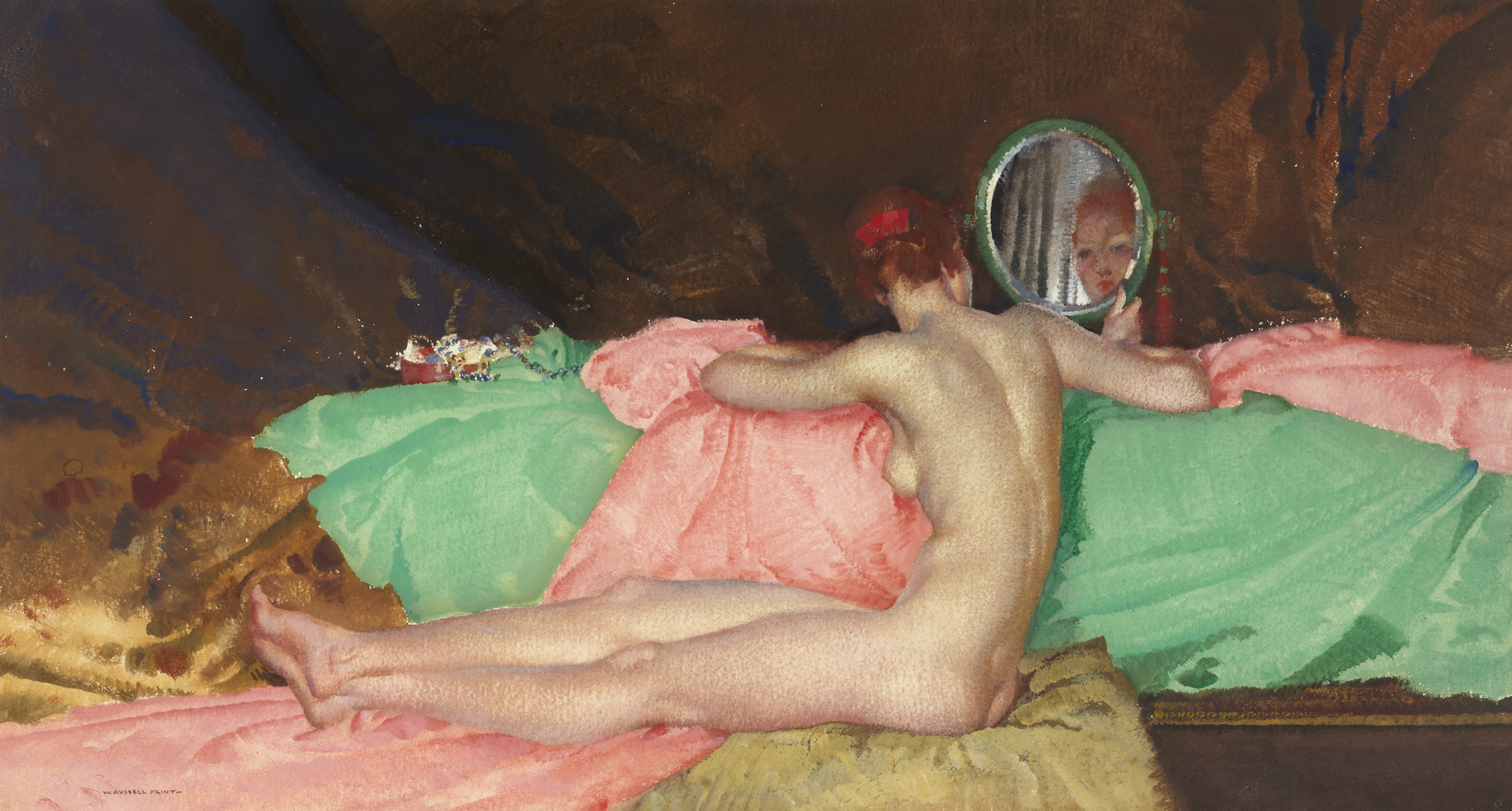 SIR WILLIAM RUSSELL FLINT P.R.A., P.R.W.S., R.S.W., R.O.I., R.E. (SCOTTISH 1880-1969)