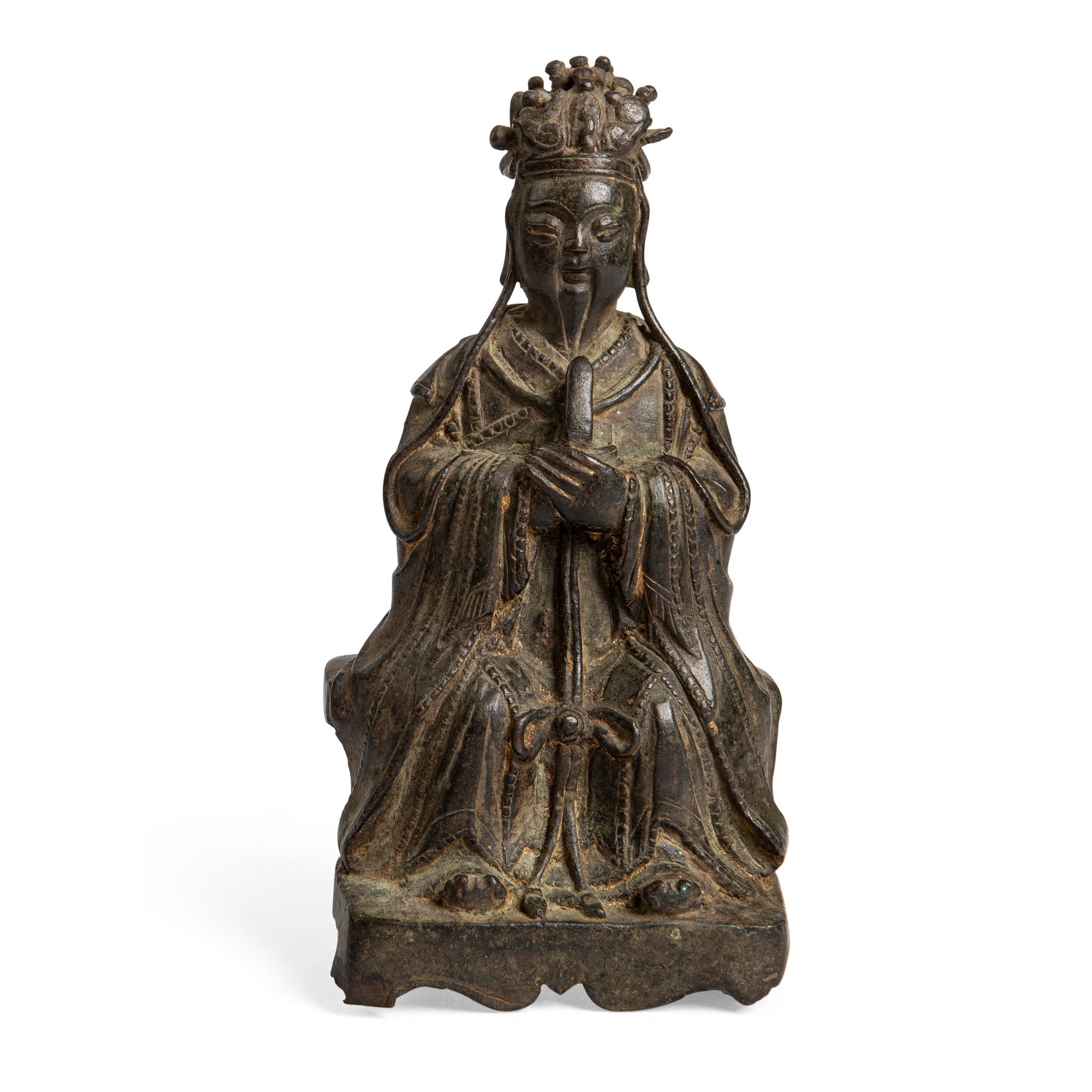 BRONZE SCULPTURE OF A DAOIST DIETY