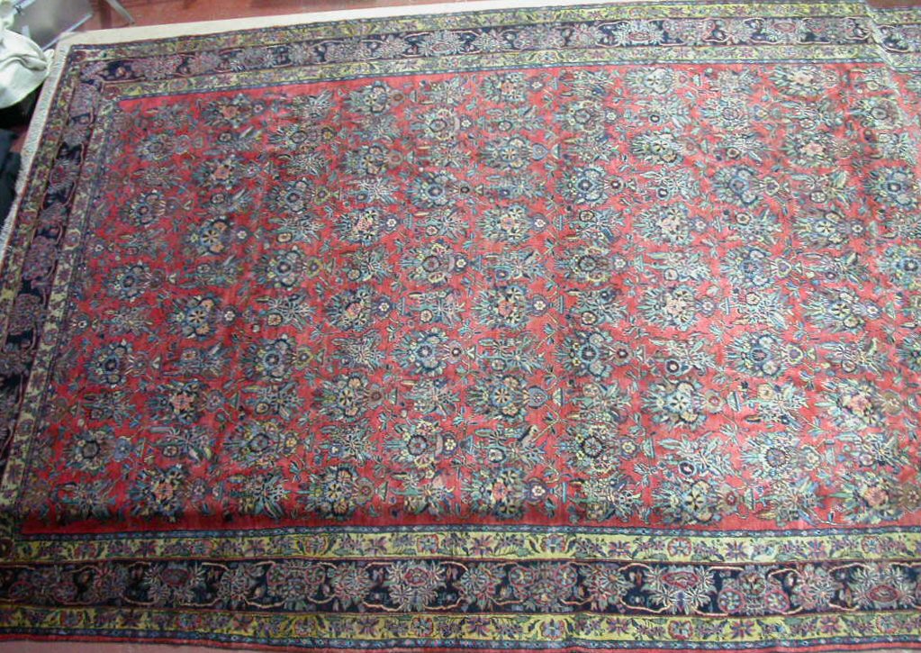 A large Bidjar carpet,