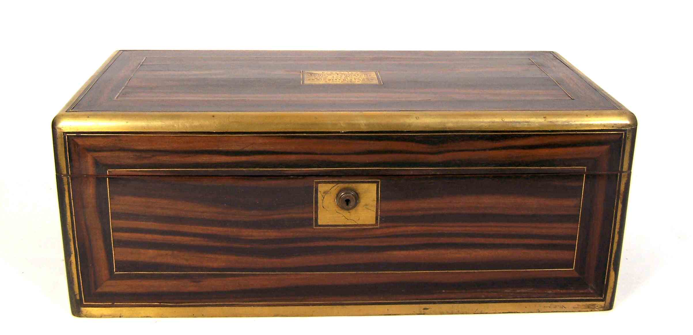 A large Victorian coromandel writing slope