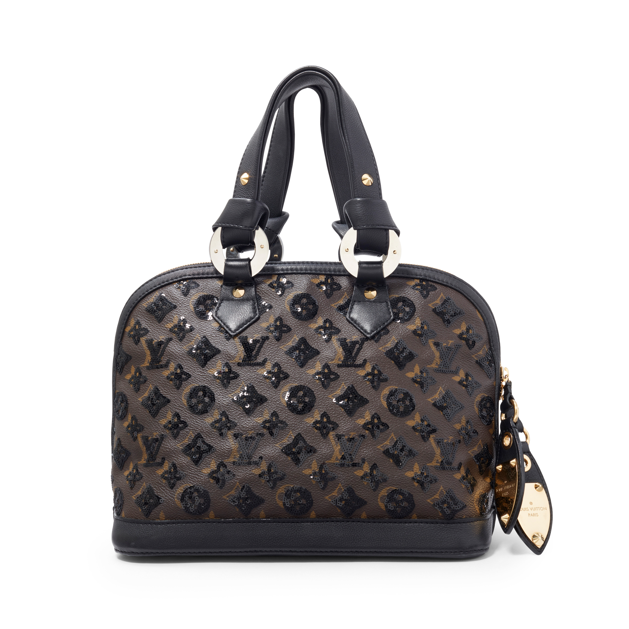 Louis Vuitton: A Limited Edition Monogram Eclipse Alma Sequin Ombré Bag