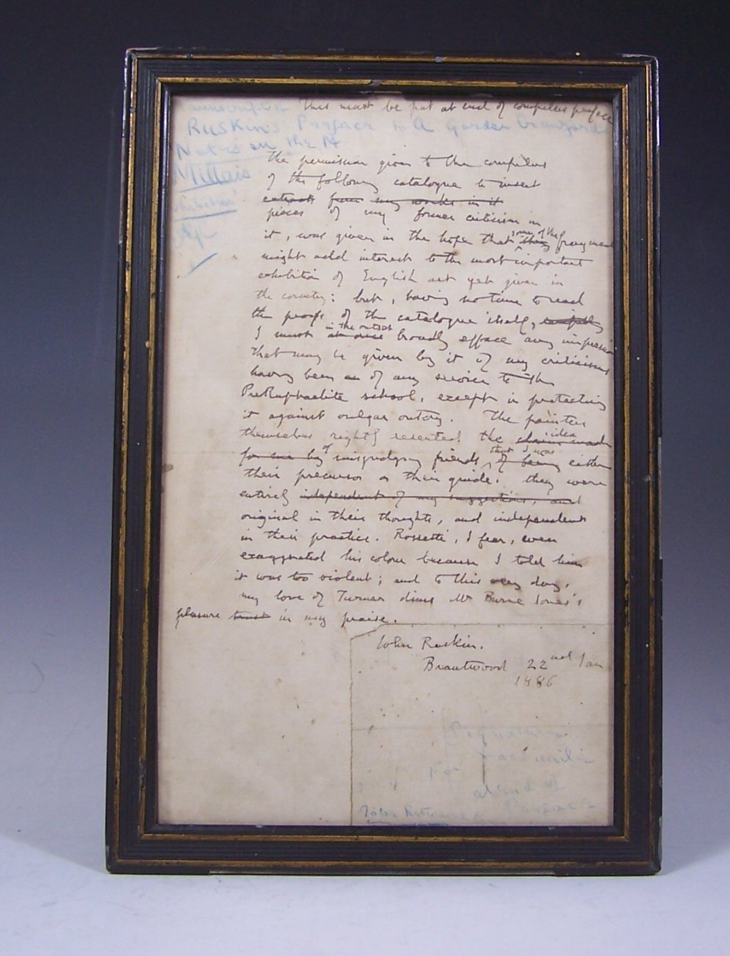 Ruskin, John (1819-1900) and the Pre-Raphaelites