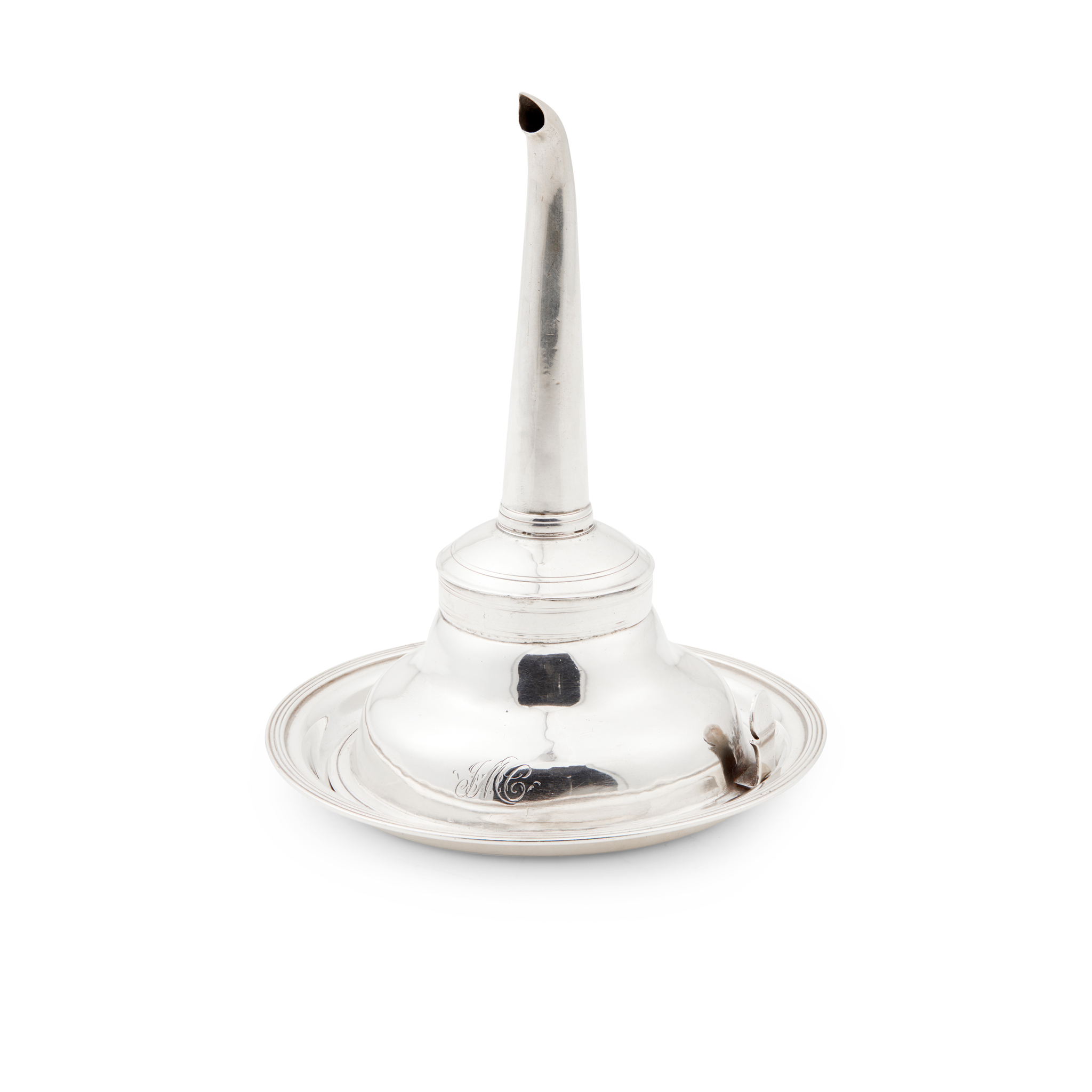BANFF - A RARE SCOTTISH PROVINCIAL WINE FUNNEL AND STAND
