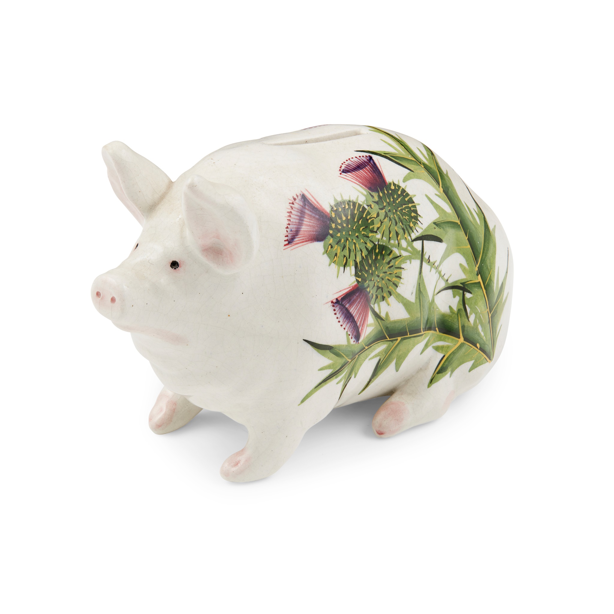 A WEMYSS WARE MONEY BOX PIG