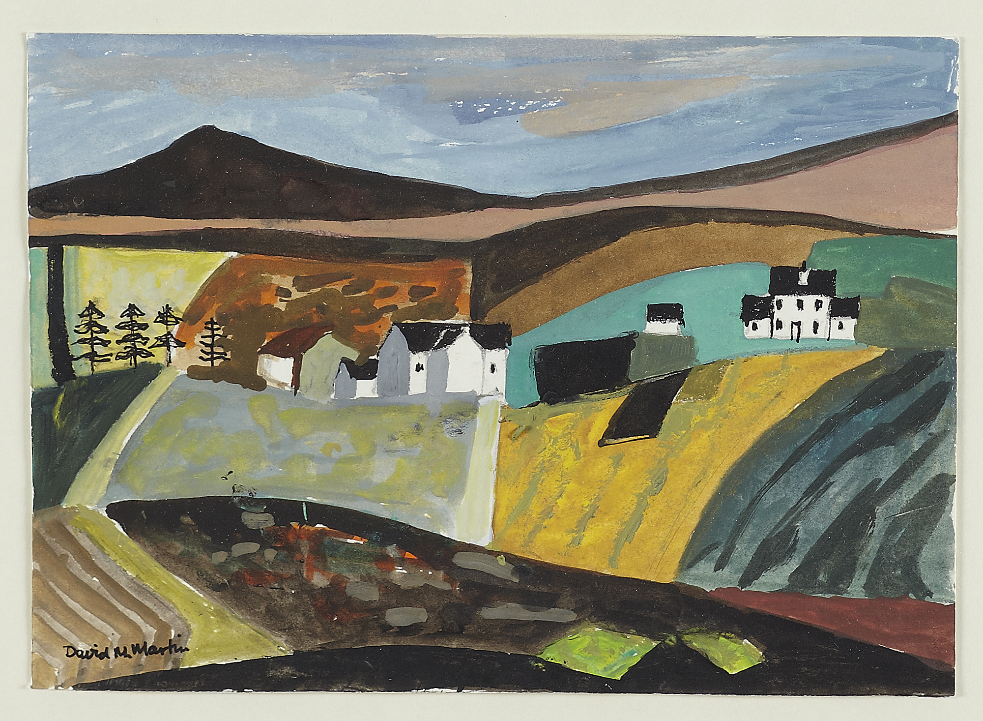 DAVID MCLEOD MARTIN R.S.W., R.G.I., S.S.A (SCOTTISH B.1922)