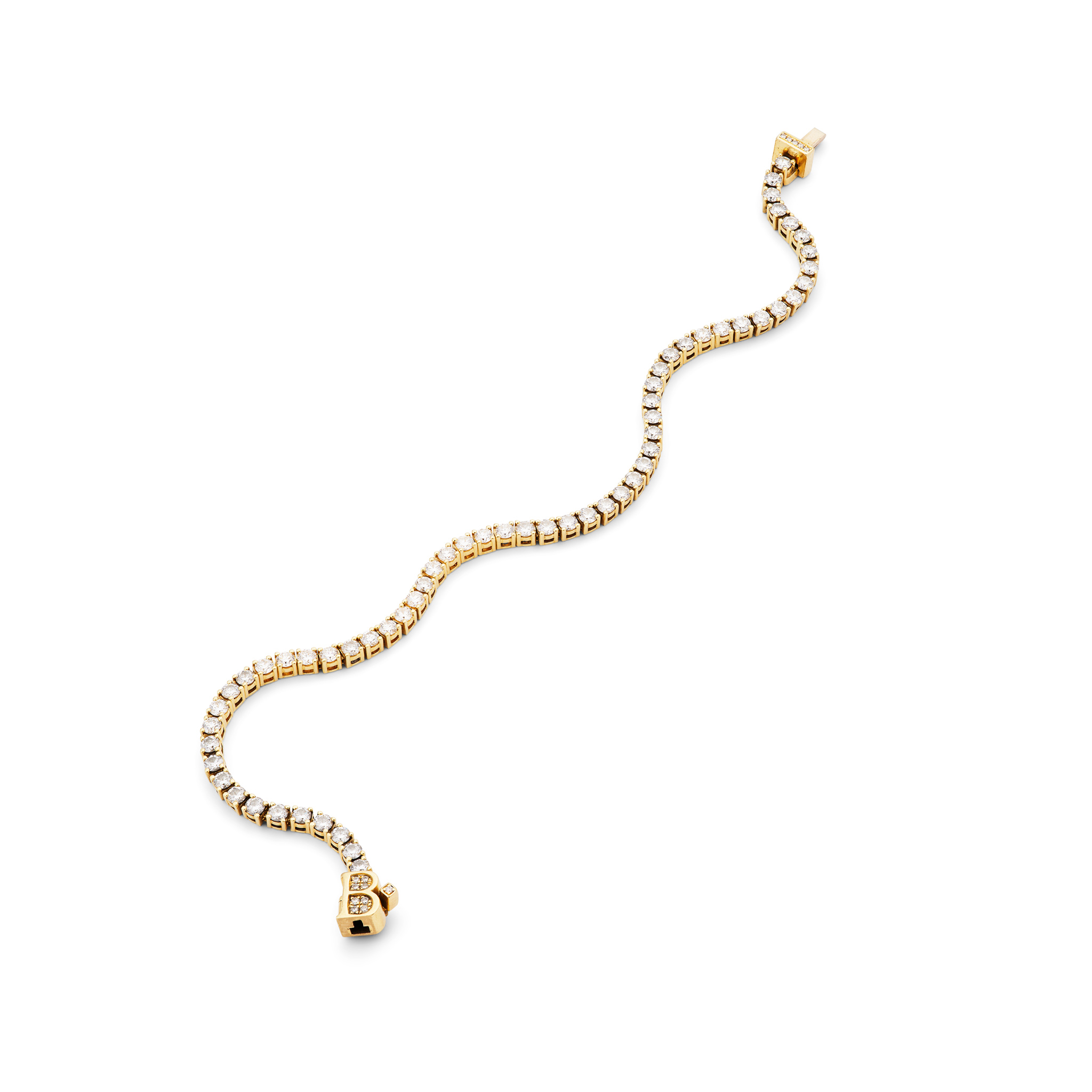 Boodles: A gold and diamond tennis bracelet, 2019