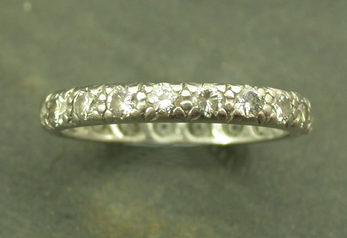 A diamond full eternity ring,