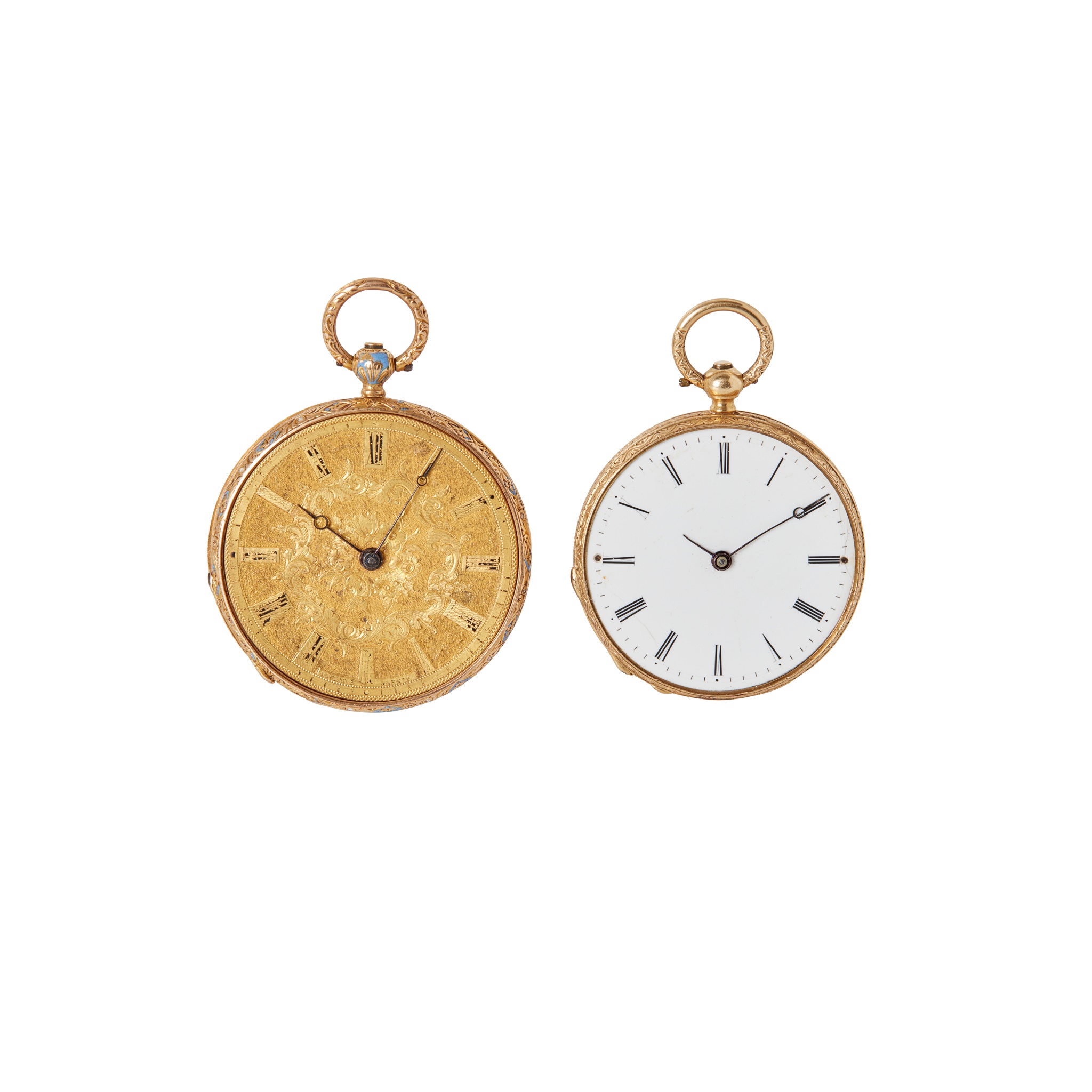 Two continental fob watches