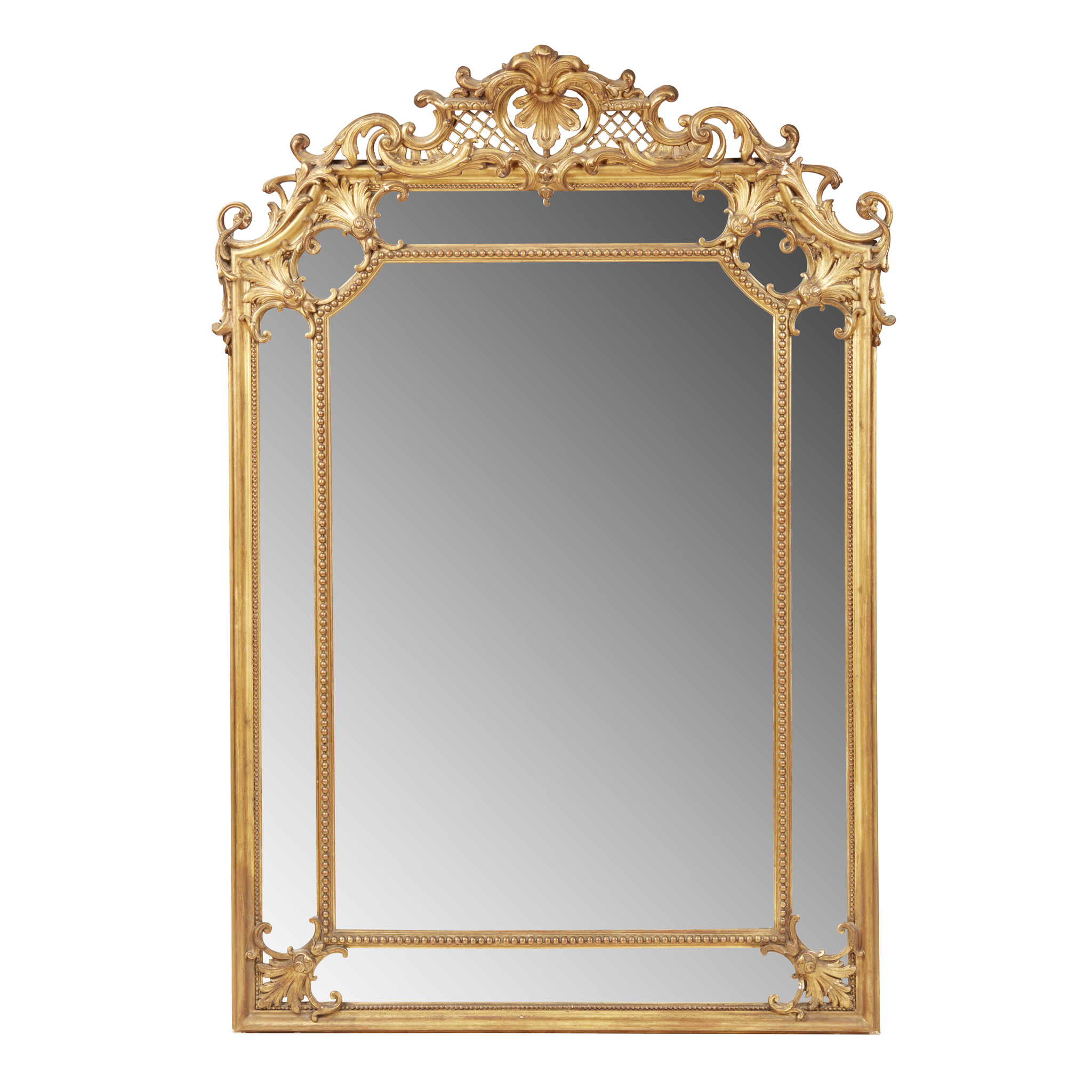 CONTINENTAL GILTWOOD MARGIN PLATE MIRROR