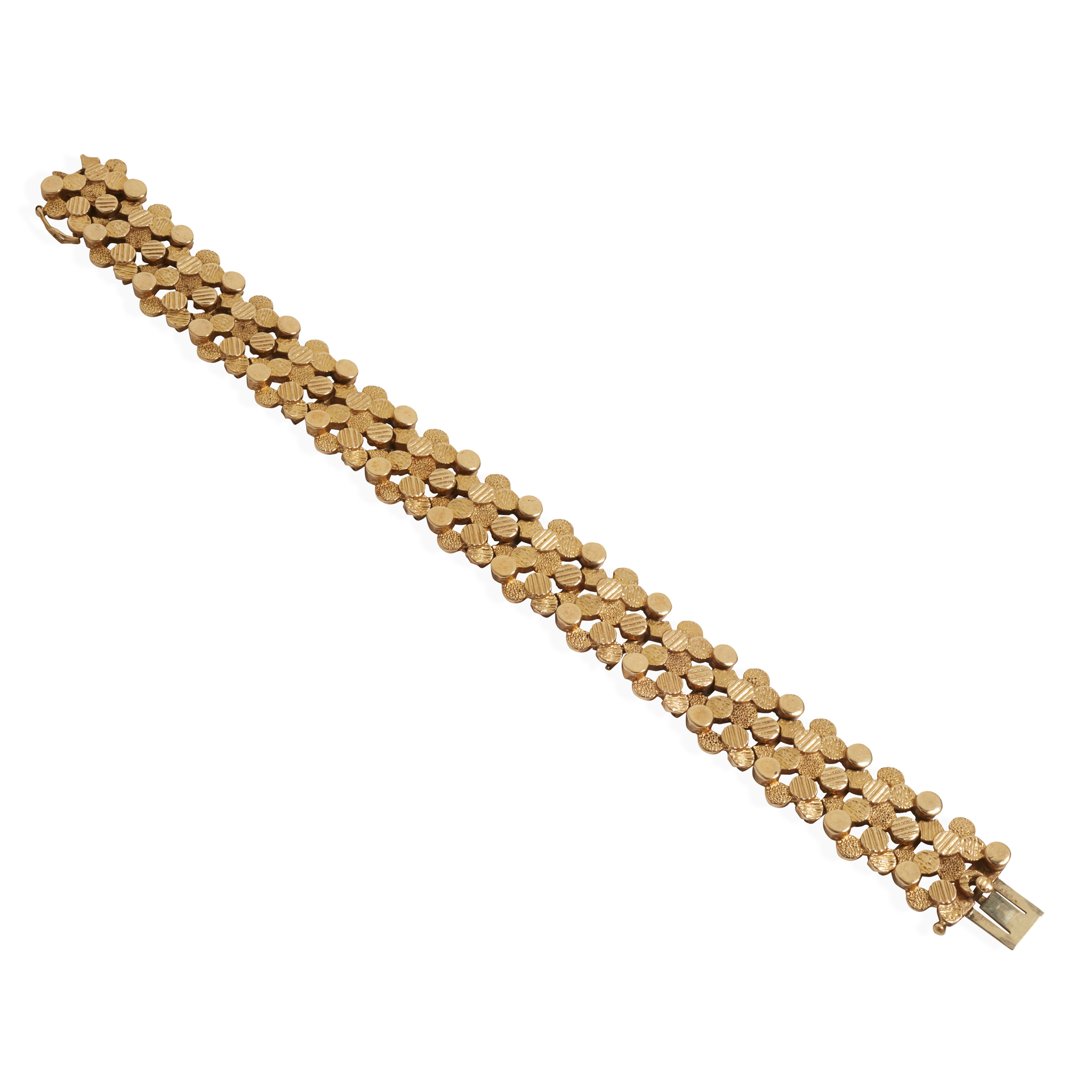 D. Shackman & Sons: A 9ct gold bracelet