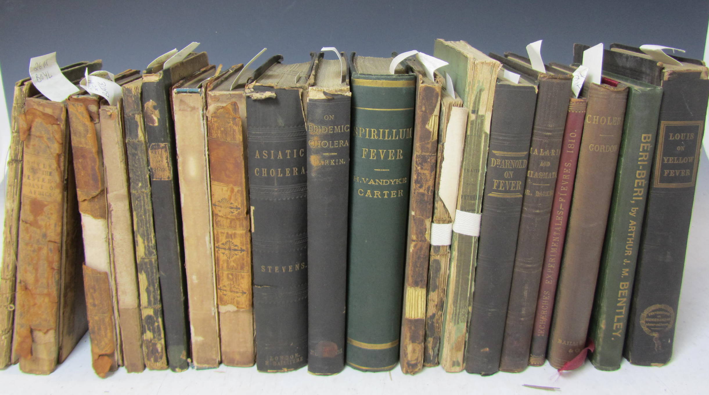 Cholera, Typhus, Malaria & Fevers, including Gibson, John